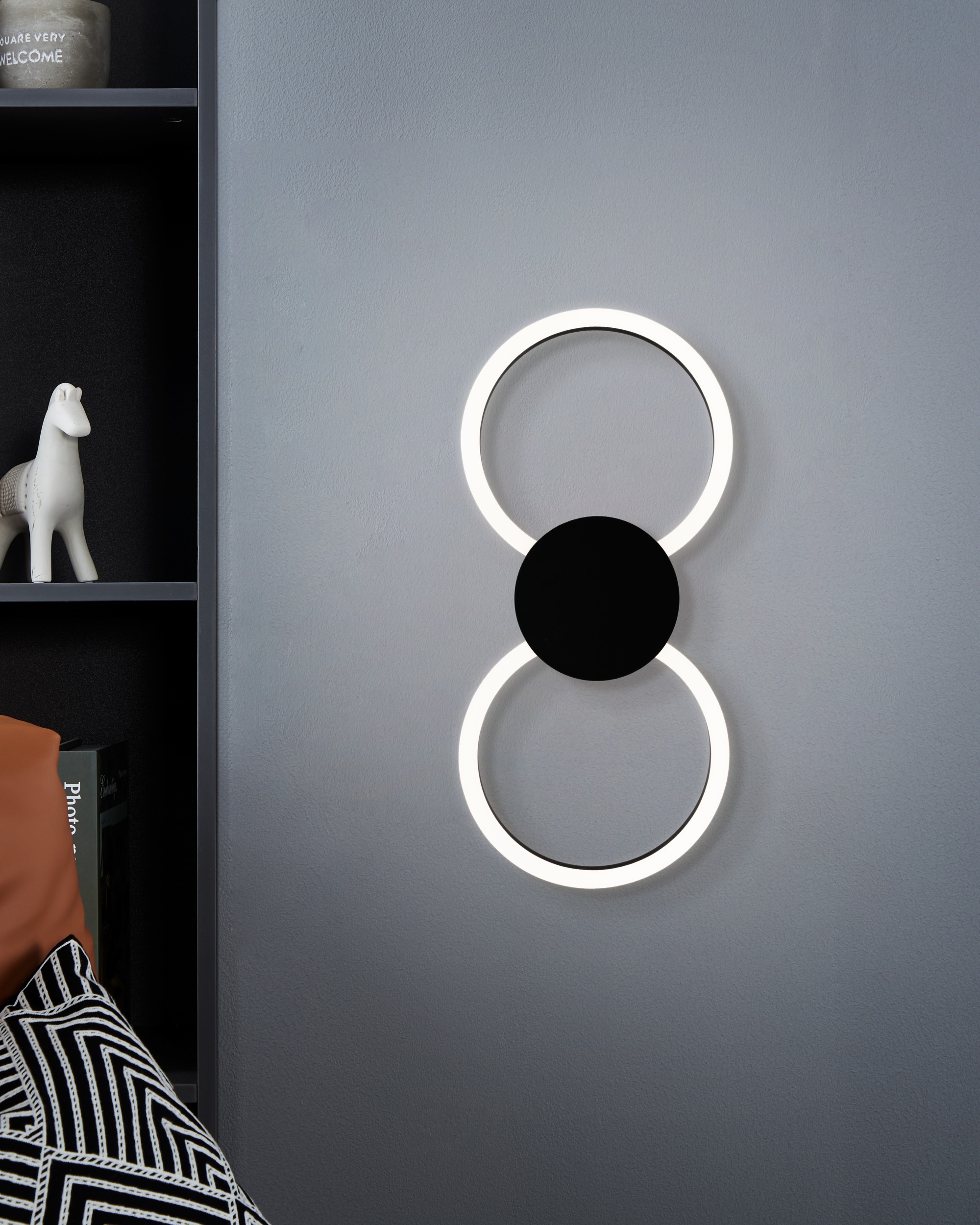 EGLO LED Deckenleuchte »VENTICELLO 1 Deckenlampe - Alu - LED;LED - 20W;0,91W - IP20« LED-Modul 1 Stk. Warmweiß Wohzimmerlampe, Esszimmerlampe, Flur, Schlafzimmer, L66 x B30 x H5 cm