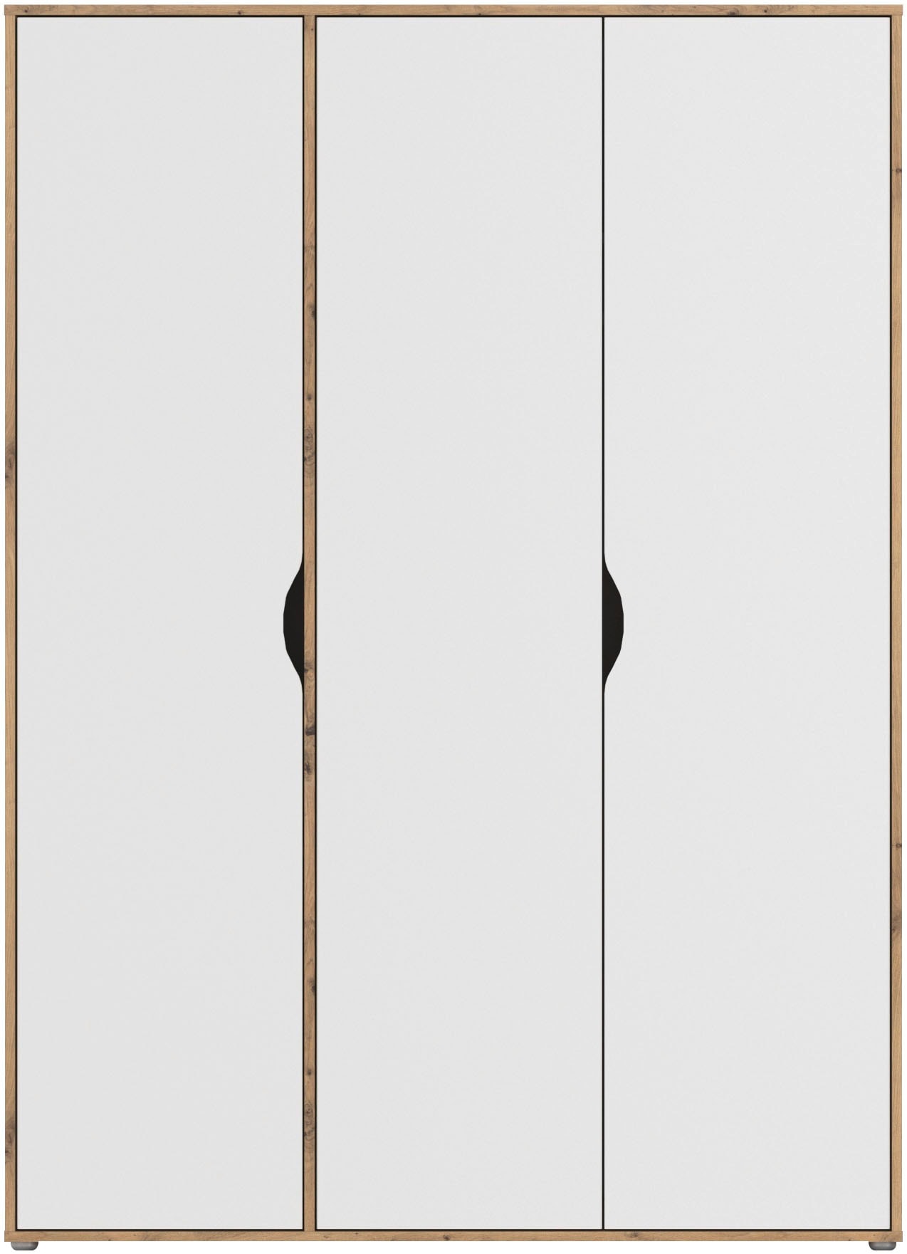 rauch Drehtürenschrank »Kleiderschrank Schrank Garderobe Wäscheschrank NARAI viel Stauraum«, (in 3 verschiedenen Ausstattungen BASIC/CLASSIC/PREMIUM), Griffausfräsungen für eine grifflose Optik TOPSELLER MADE IN GERMANY