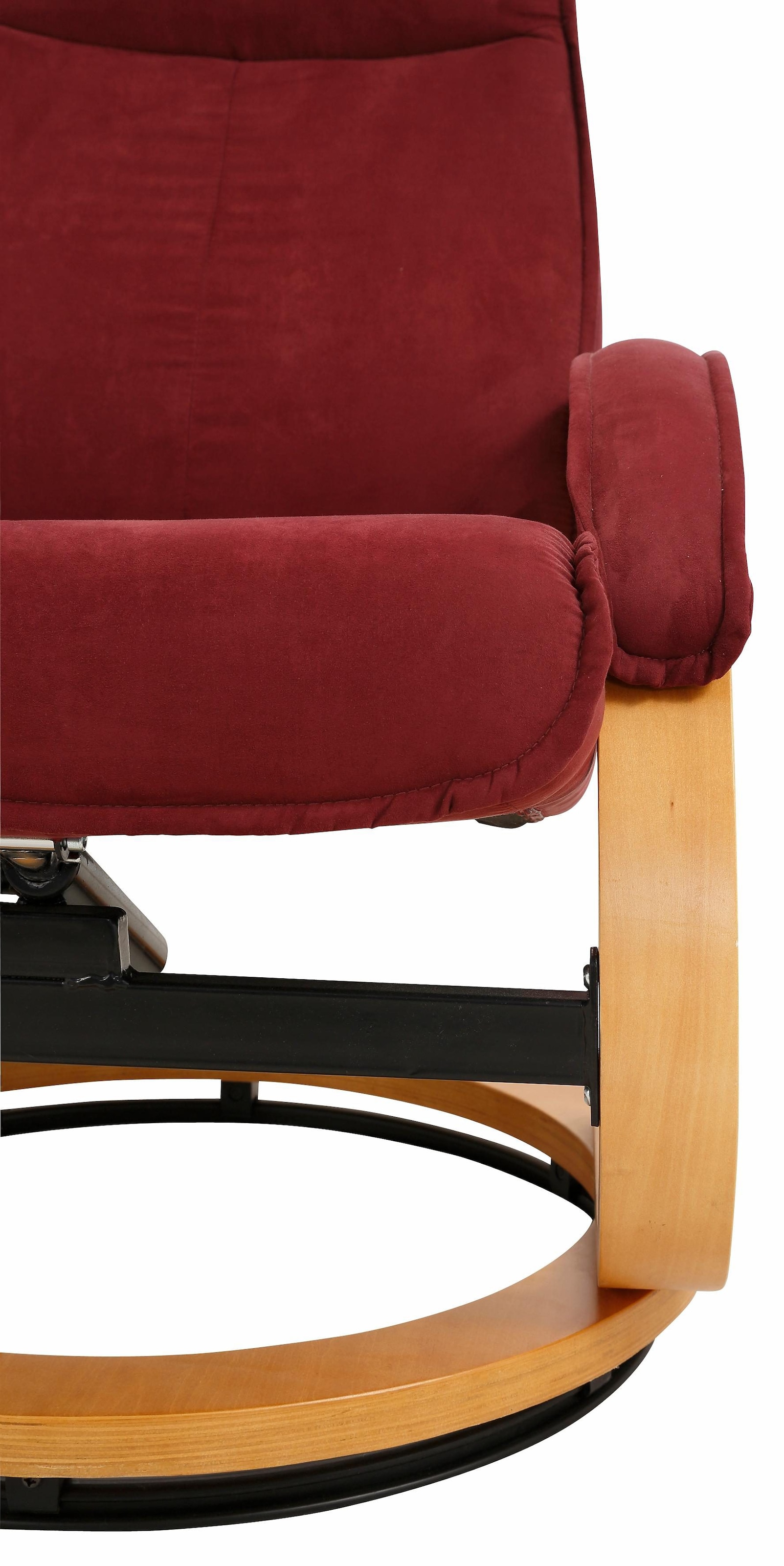 Home affaire Relaxsessel »Paris, TV-Sessel mit Hocker und manueller Liegefunktion«, (Set, 2 St., bestehend aus Sessel und Hocker), Set (Sessel und Hocker), Dreh- und Kippfunktion