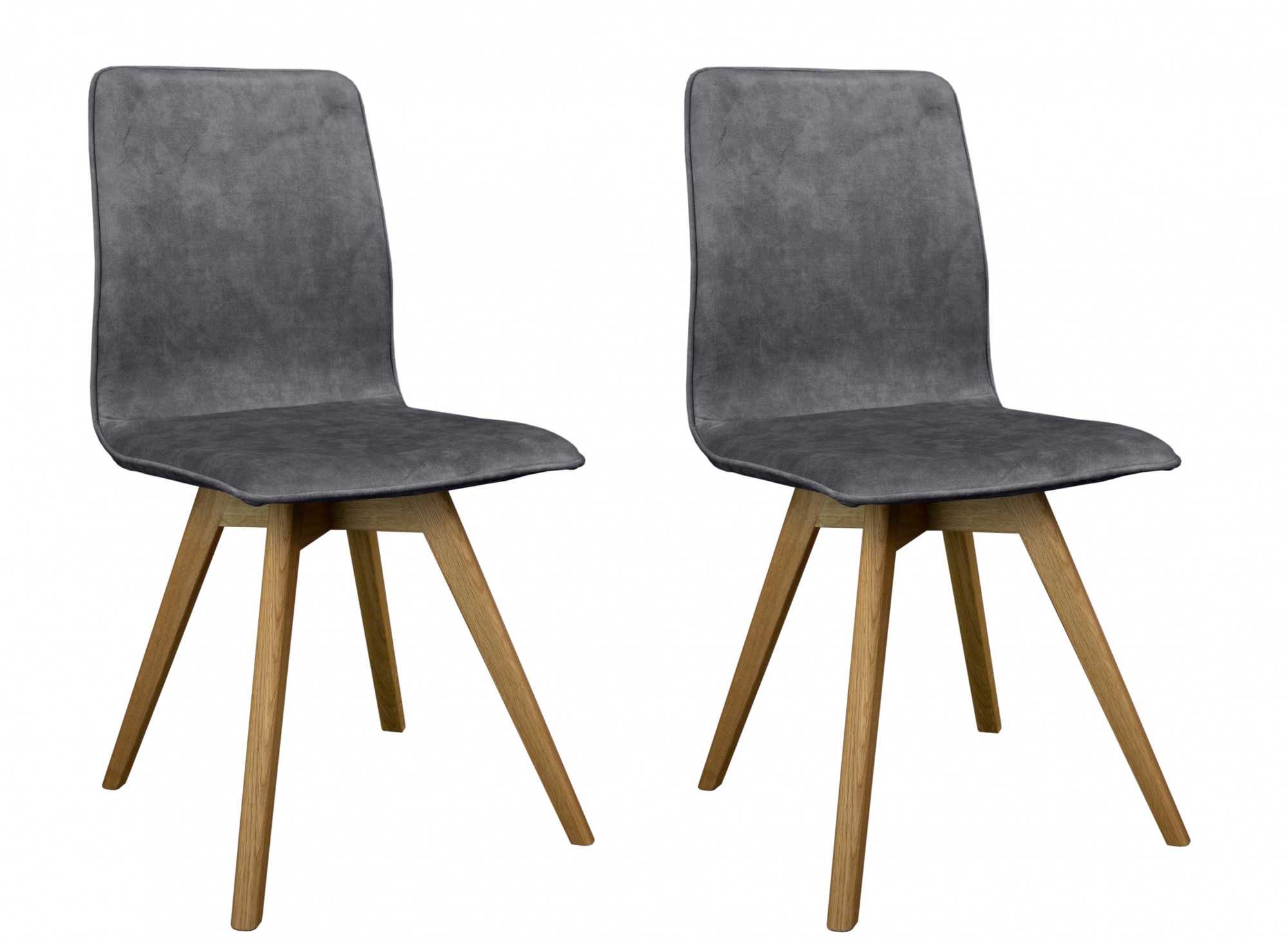 andas Esszimmerstuhl »Rania«, (Set), 2 St., Samtvelours, Massivholzgestell, günstig online kaufen