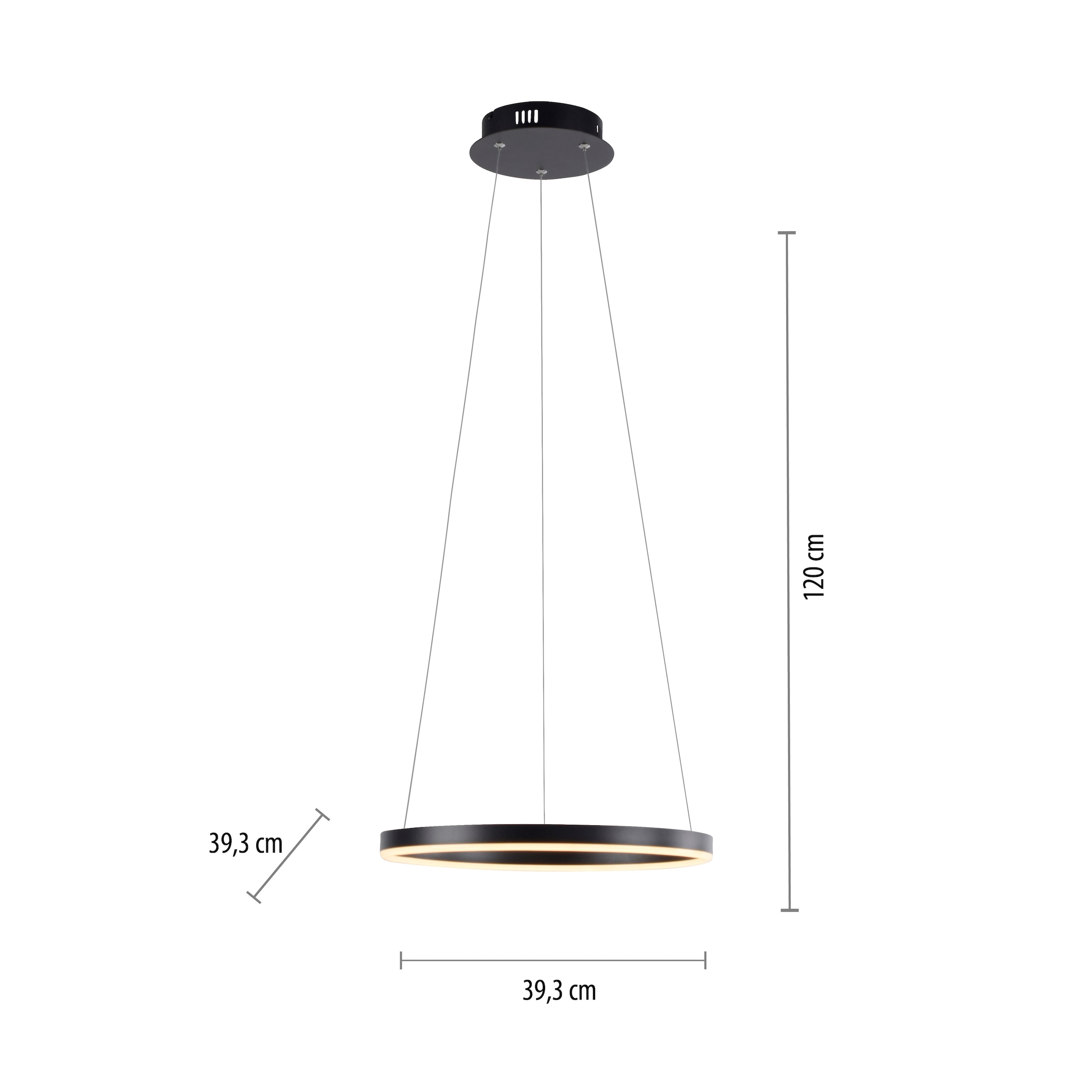 JUST LIGHT Pendelleuchte »RITUS«, 1 flammig, Leuchtmittel LED-Board | LED fest integriert, LED, dimmbar, Switchmo