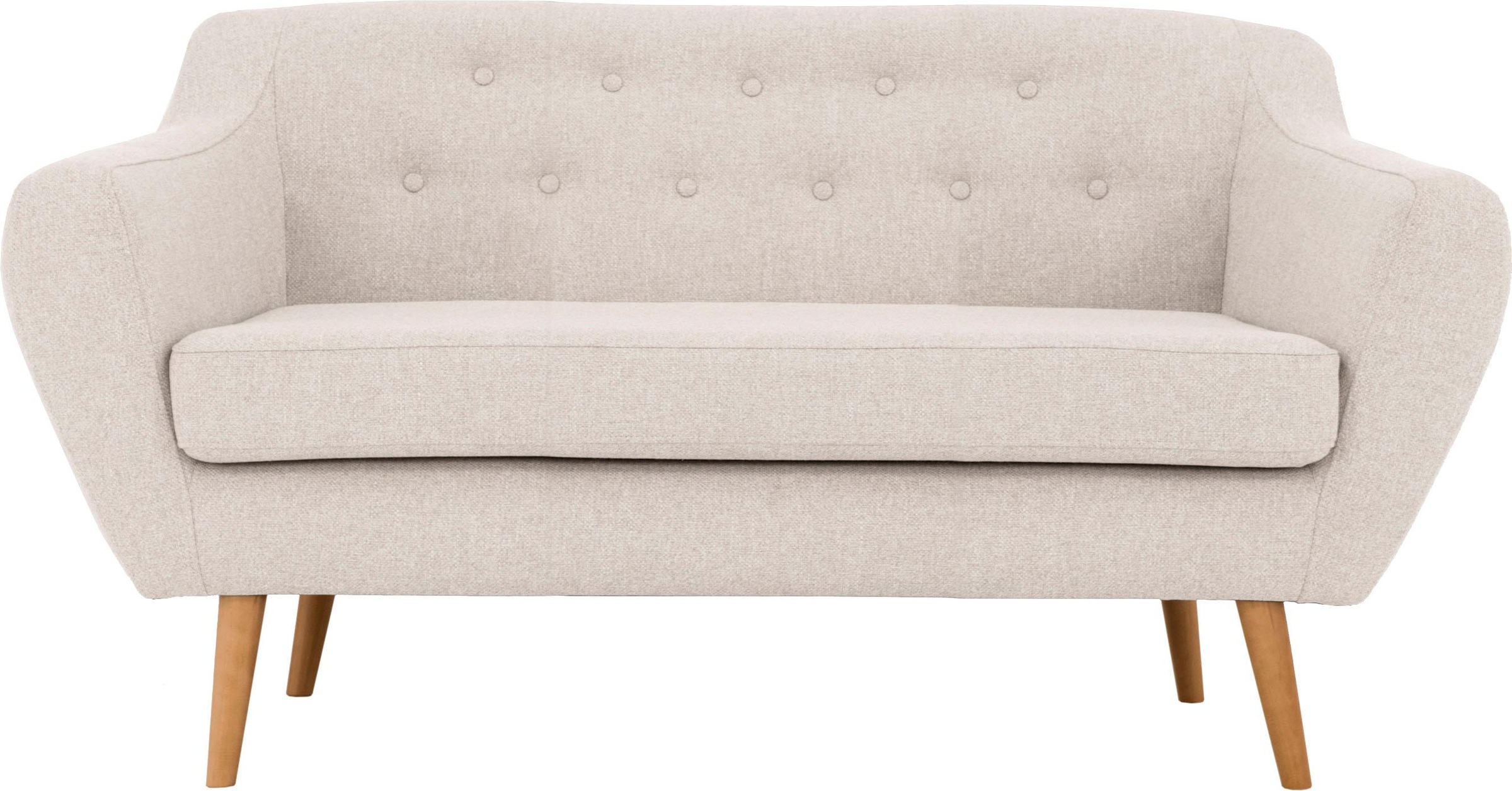 Home affaire 2-Sitzer »Renne« mit Heftung im Rücken im skandinavischem Stil günstig online kaufen