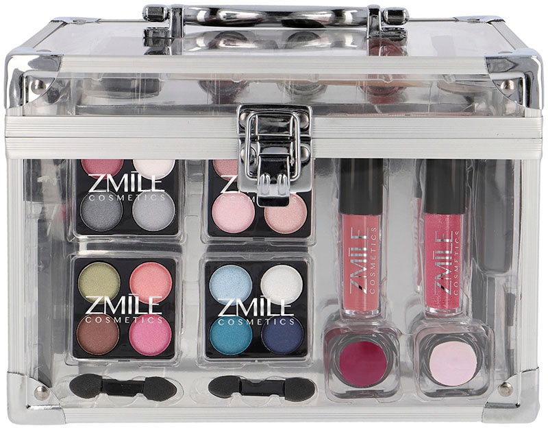 ZMILE COSMETICS Schmink-Koffer »Acrylic'«, (42 tlg.), 42 Teile für Augen, Lippen, Wangen und Nägel.