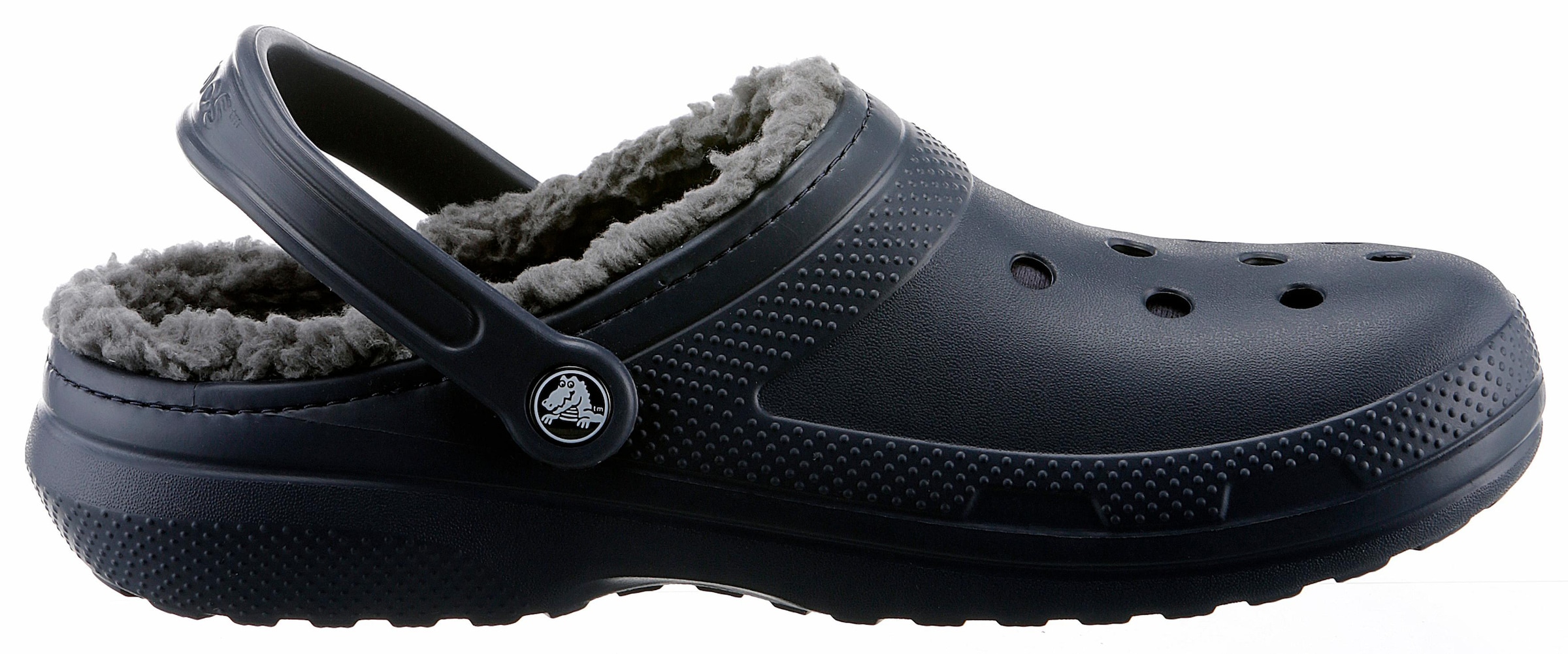 Crocs Hausschuh »Classic Lined Clog«, Gartenclog, Schlappen, Clog, mit kuscheligem Fellimitat