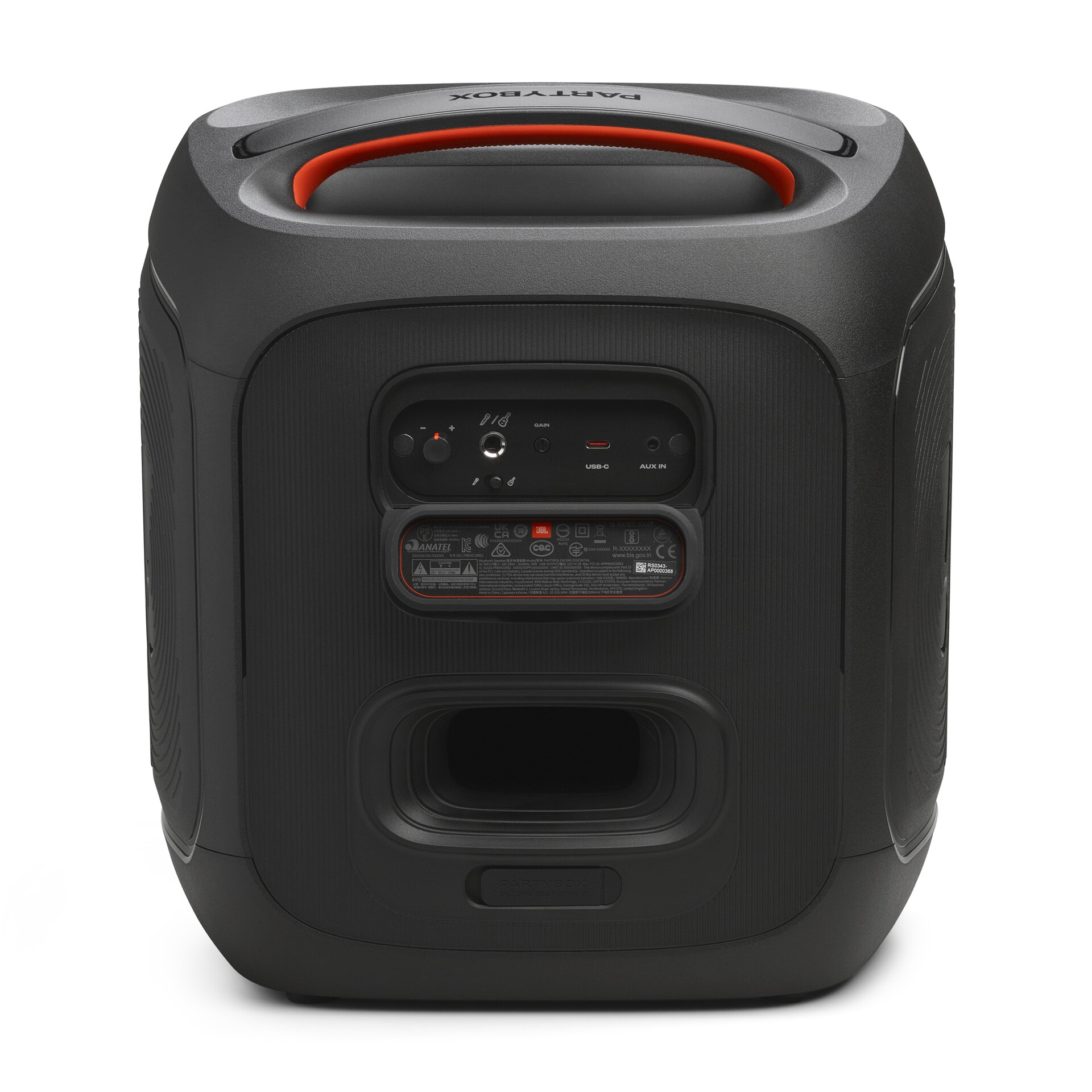JBL Lautsprecher »PartyBox Encore Essential 2«, JBL Pro Sound, IPX4 spritzwassgeschützt, dynamische Lichteffekte