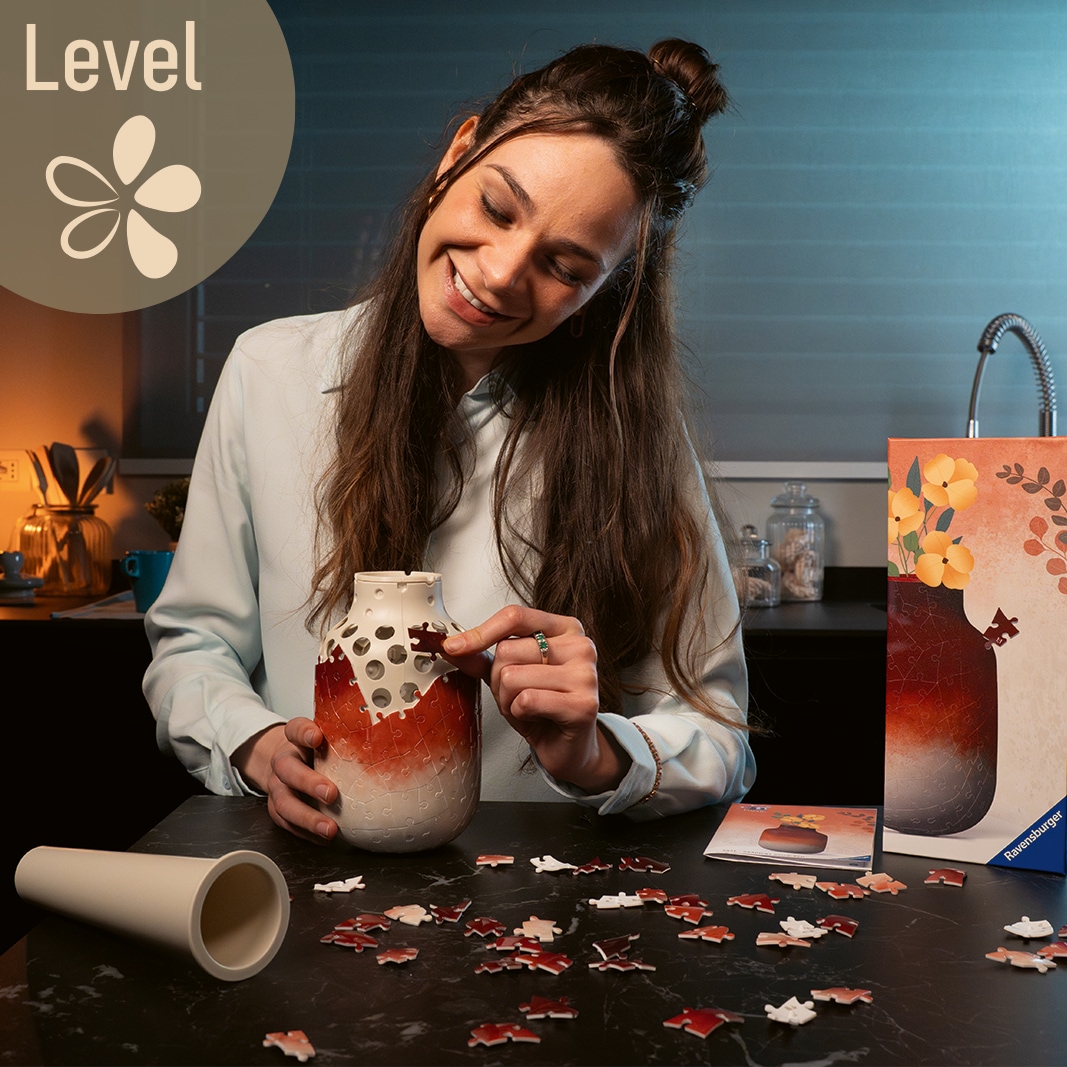 Ravensburger 3D-Puzzle »Vase Gradient Brick-Red« Made in Europe