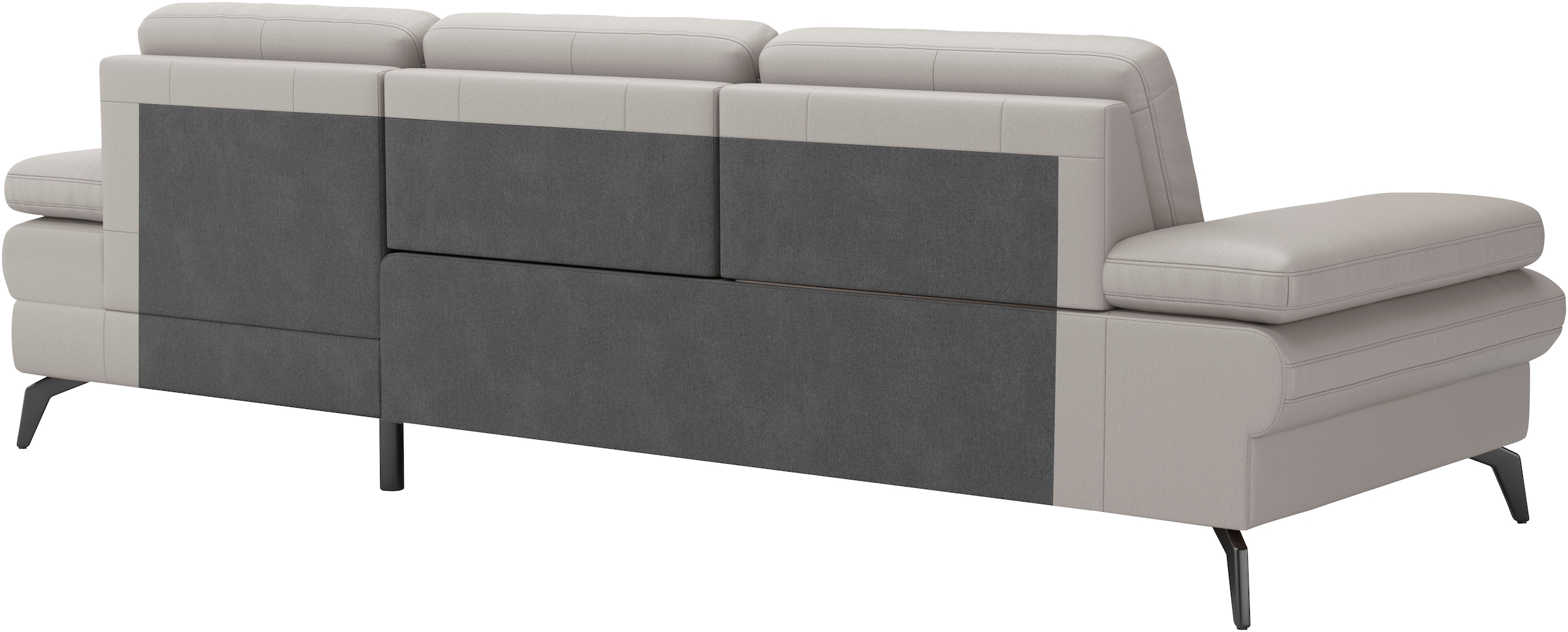 sit&more Ecksofa »Morris L-Form, inkl. Sitztiefenverstellung«, wahlweise mit Armteilverstellung, Bettfunktion & Bettkasten