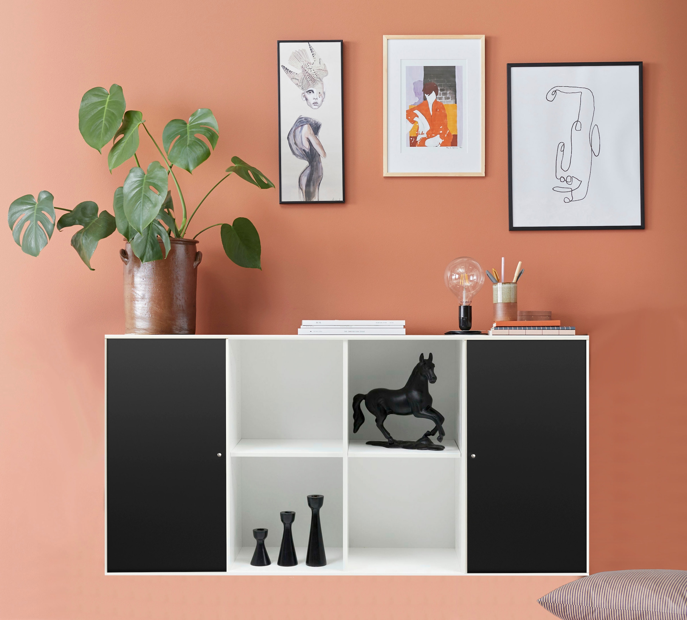 Hammel Furniture Sideboard »Mistral Kubus«, mit Türen, Wandmontage/stehend, Breite:... kaufen
