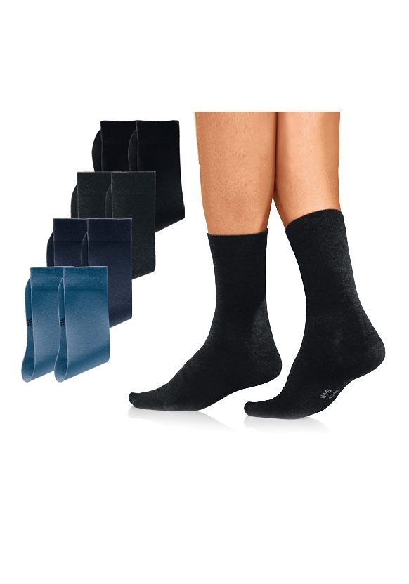 H.I.S Basicsocken, (8 Paar), mit hohem Baumwollanteil jetzt bestellen