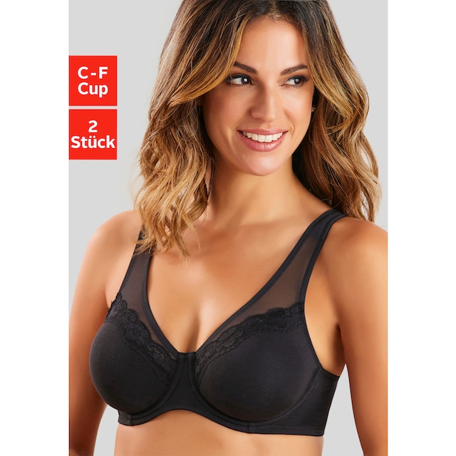 Basic Minimizer-BH, Dessous Baumwolle, fleur petite kaufen online aus mit (Packung, 2 Cups vorgeformten nahtlos Stück),