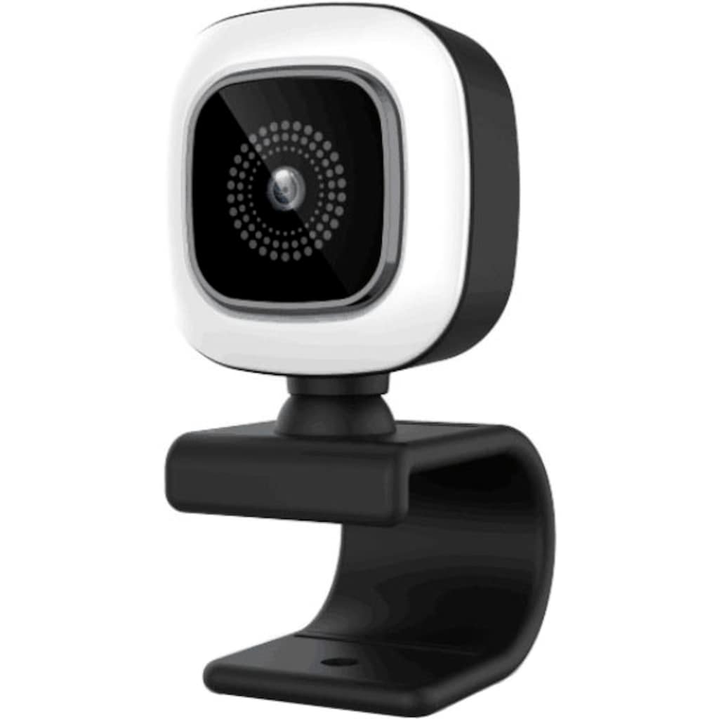 Hyrican Webcam »HYRICAN ST-CAM554 UHD Webcam 3840x2160 Pixel mit Ringlicht 12MP«, 4K Ultra HD