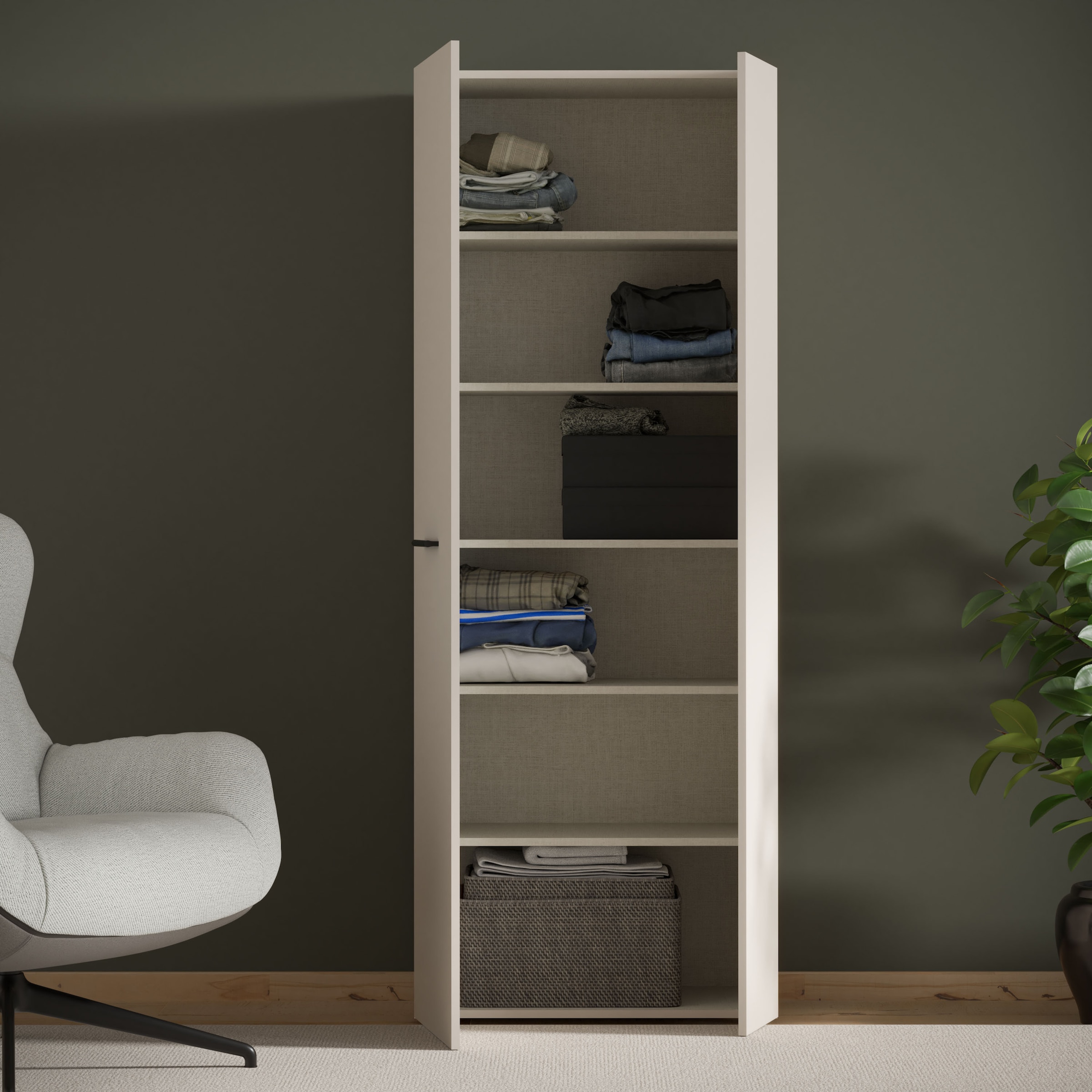 FORTE Schuhschrank »NET306« Schuhschrank, inklusive Einlegböden, verschiedene Dekore