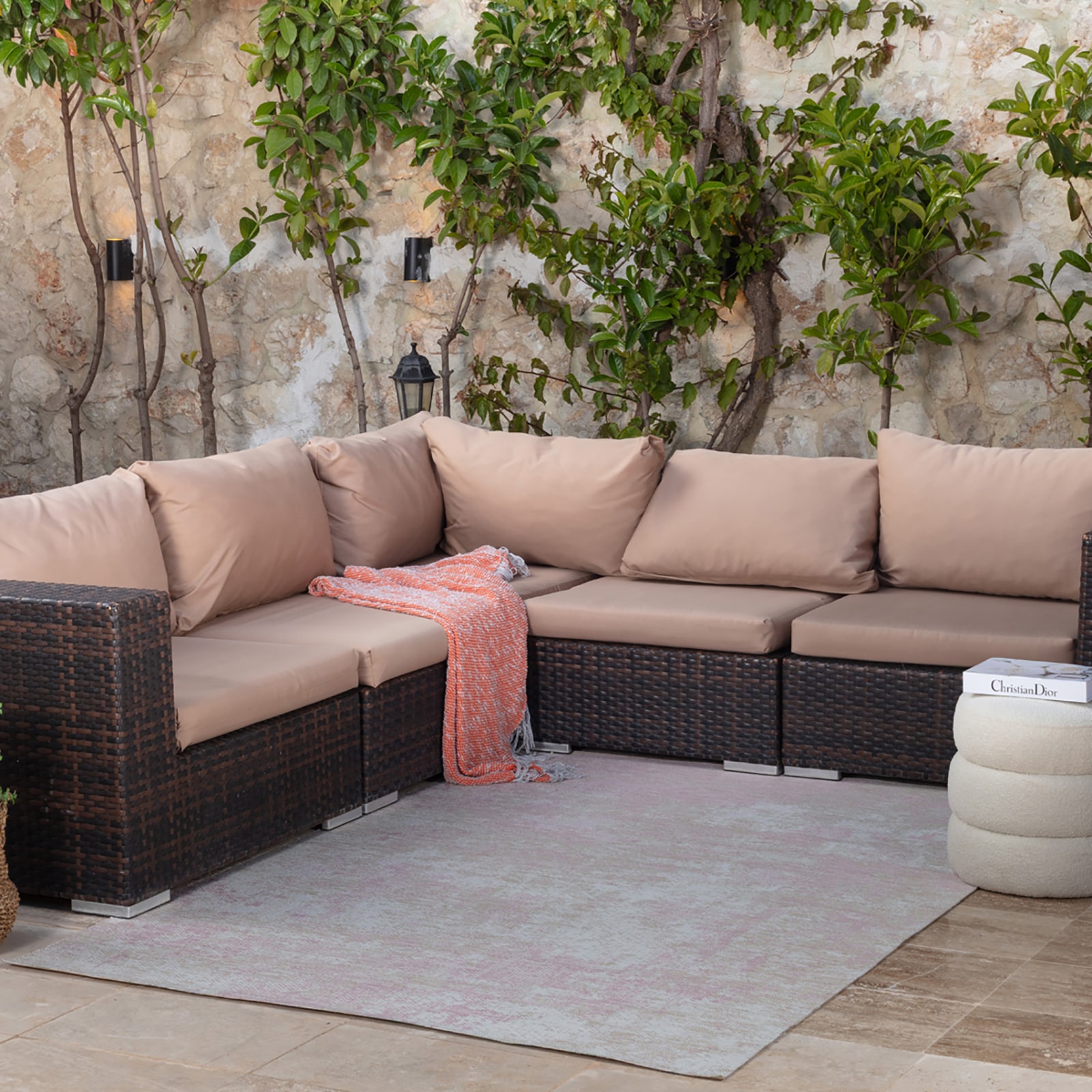 Livabliss Outdoorteppich »COMAL« rechteckig 5 mm Höhe In- & Outdoorteppich, Modern & Wetterfest, für Balkon, Terrasse, Küche