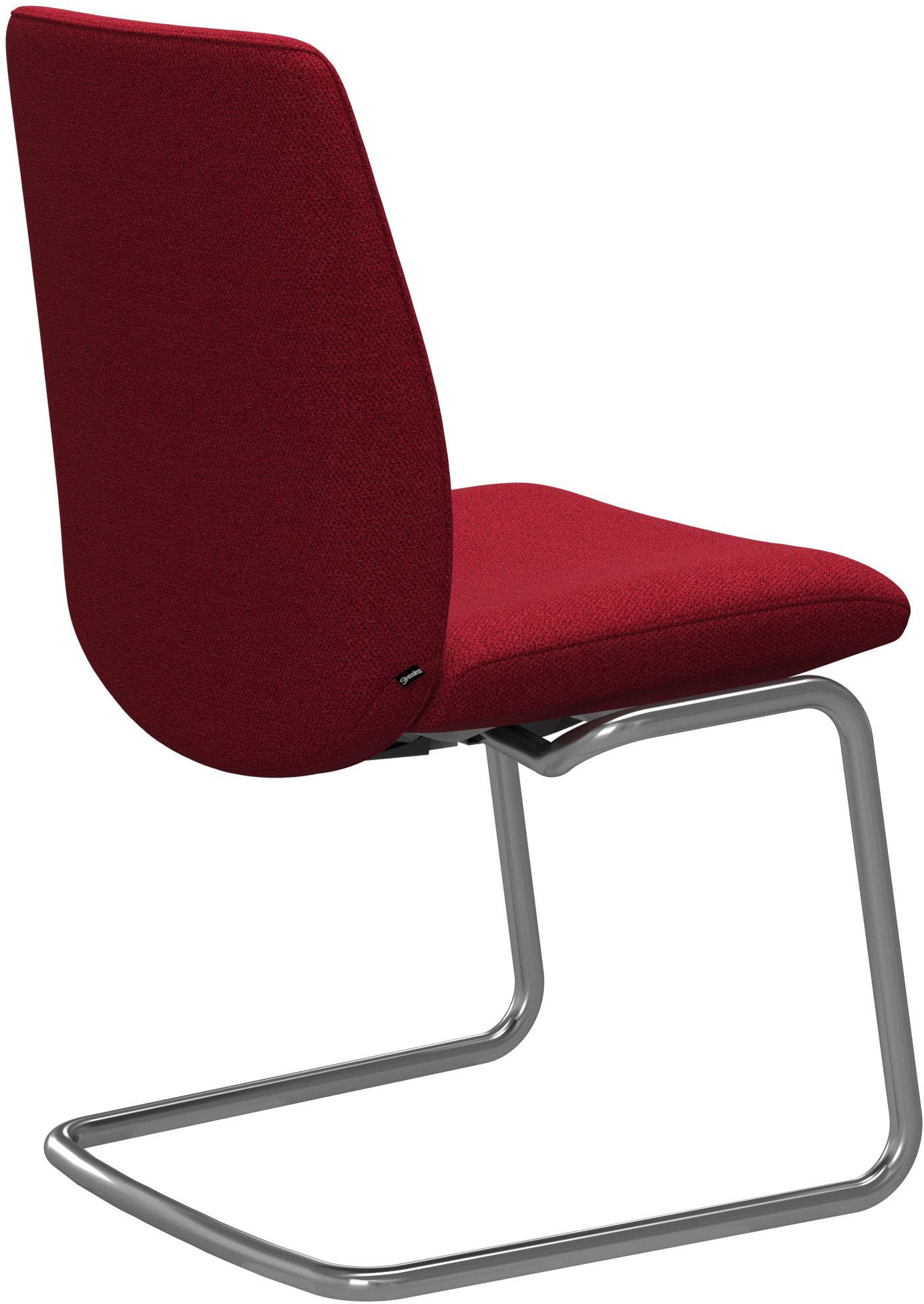 Stressless® Polsterstuhl »Laurel«, ROHLEDER Stoff Q2 FARON, Low Back, Größe L, mit Beinen aus Stahl in Chrom glänzend