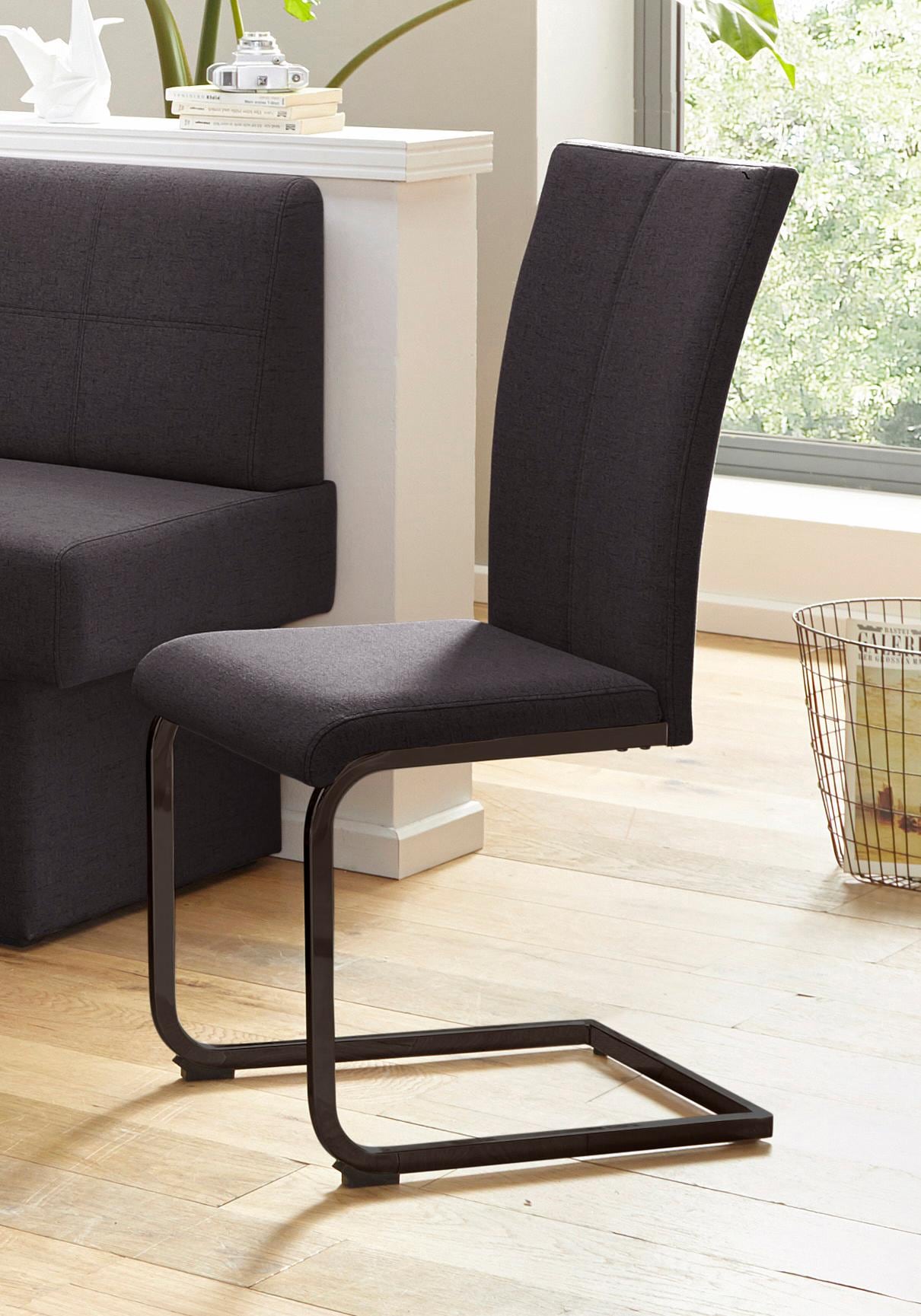 Home affaire Freischwinger »Nils« (Set) 2 Stk.Stuhl belastbar bis 120 Kg, G günstig online kaufen