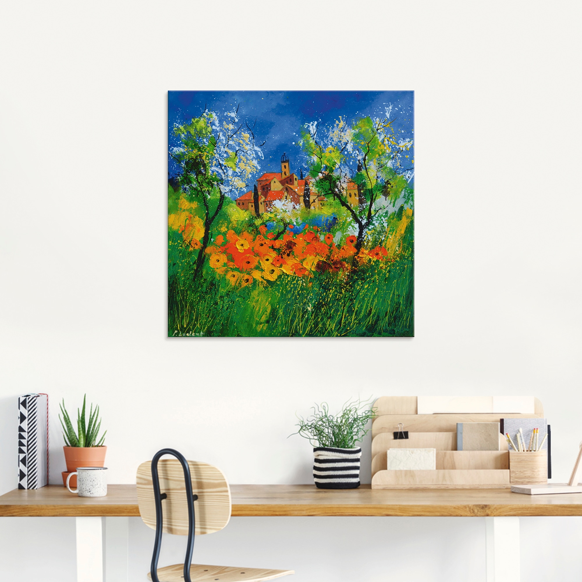 Artland Glasbild "Provence", Garten, (1 St.), in verschiedenen Größen günstig online kaufen