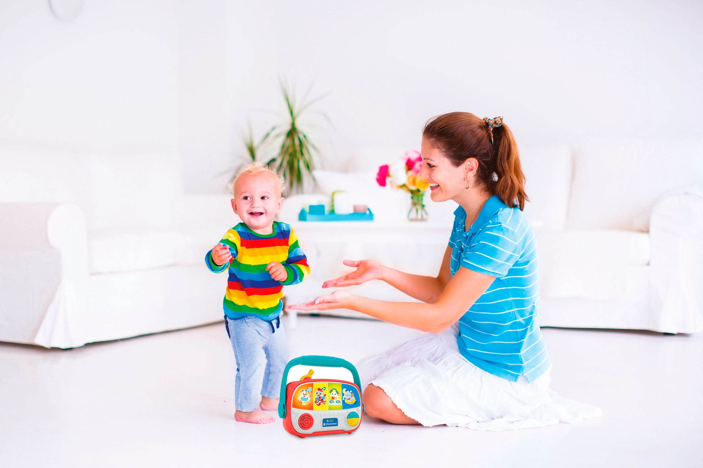 Clementoni® Lernspielzeug »Baby Clementoni, Baby-Radio«, Mit Sound