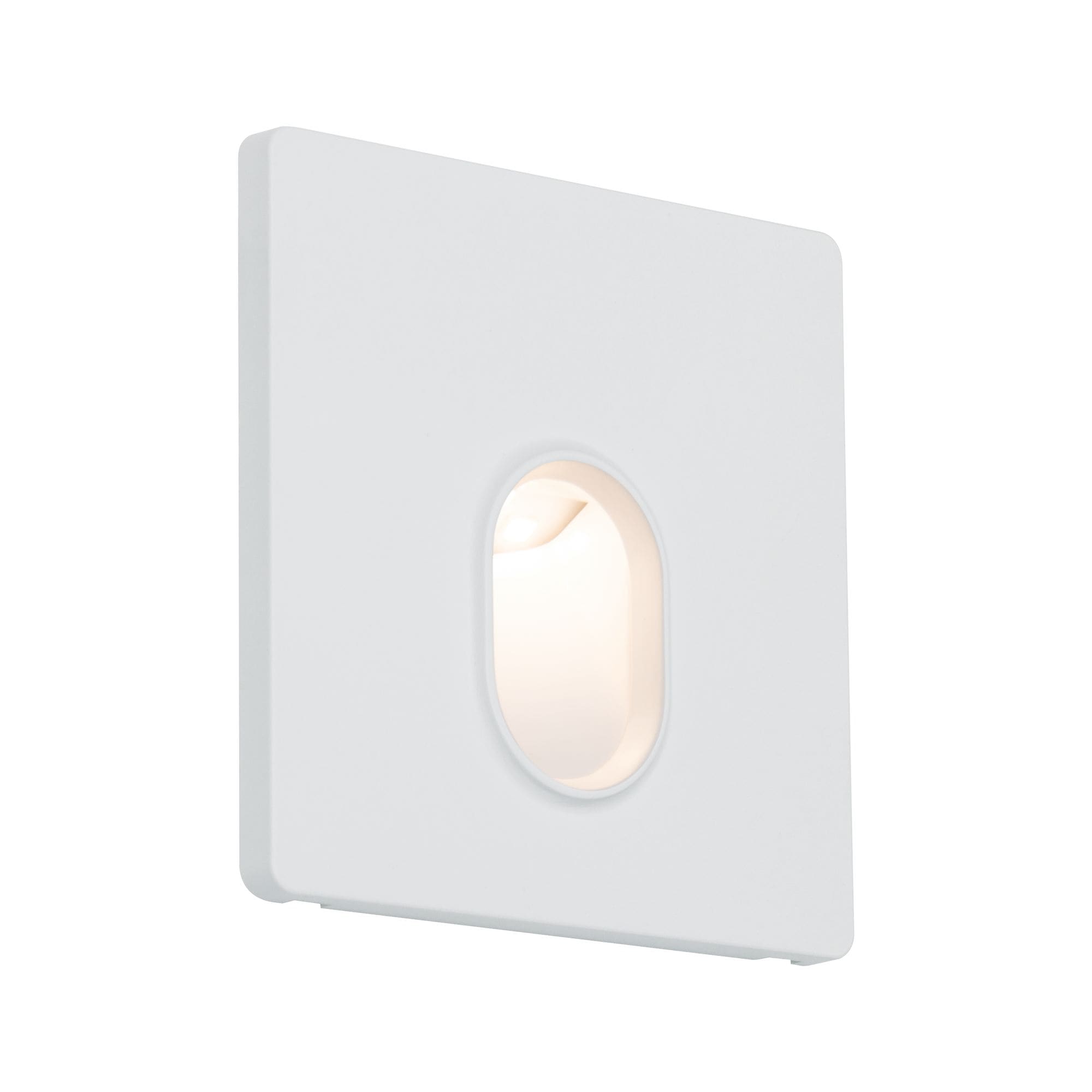Paulmann LED Wandleuchte »Einbauleuchte eckig Weiß 1,7W«, 1 flammig