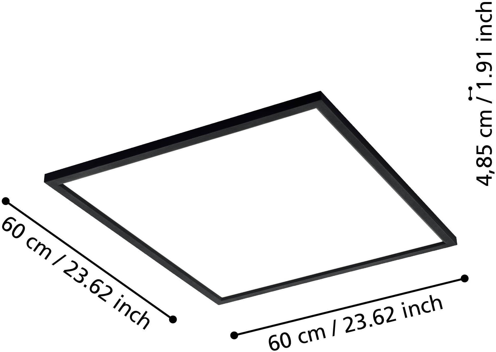 EGLO Deckenleuchte »SALOBRENA-Z« LED-Modul 1 Stk. warmweiß - kaltweiß App/Sprachsteuerung Alexa, 59,5x59,5x5cm, exkl. Fernbedienung
