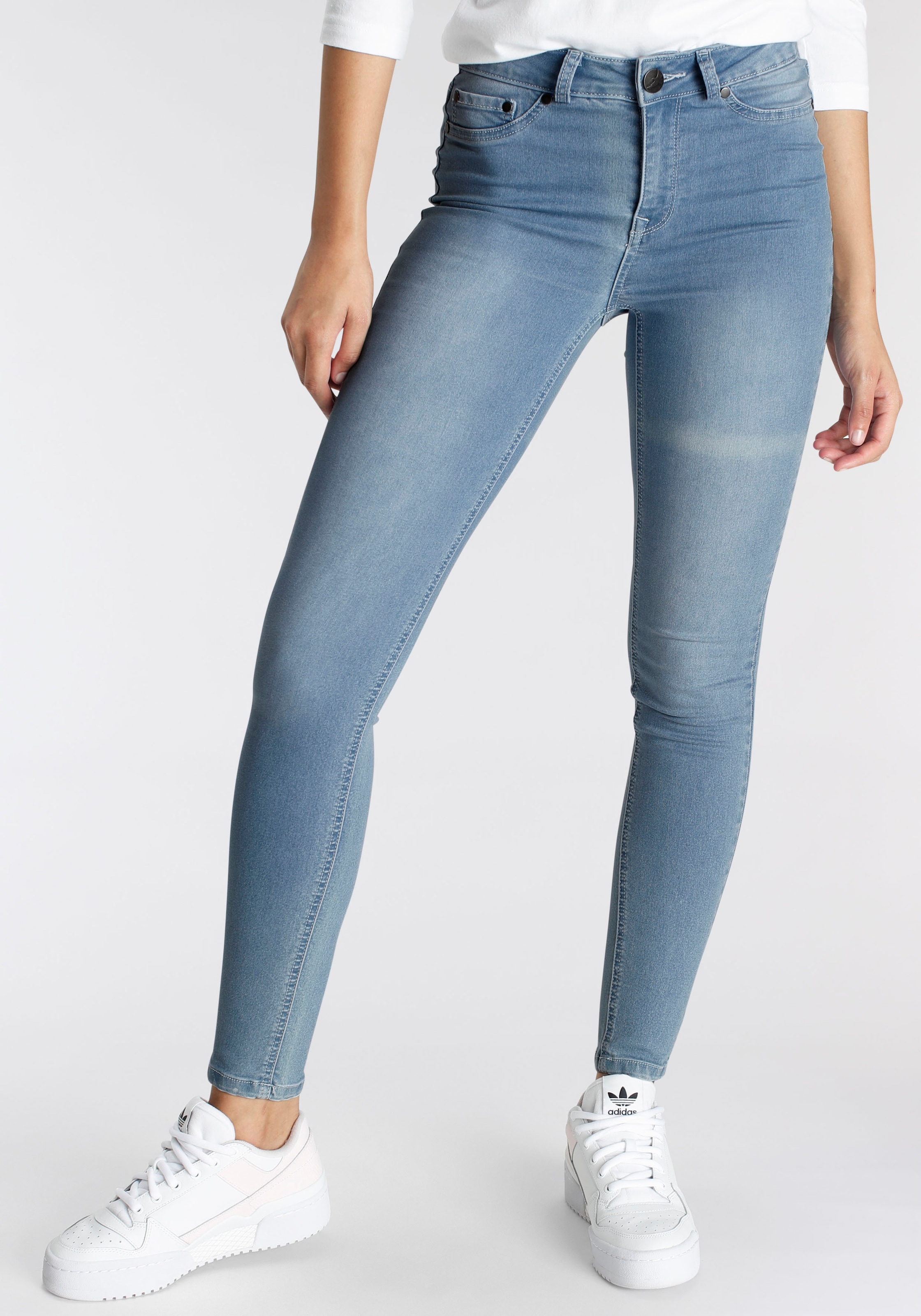 Arizona Skinny-fit-Jeans »Ultra Stretch«, High Waist online kaufen | Stretchjeans