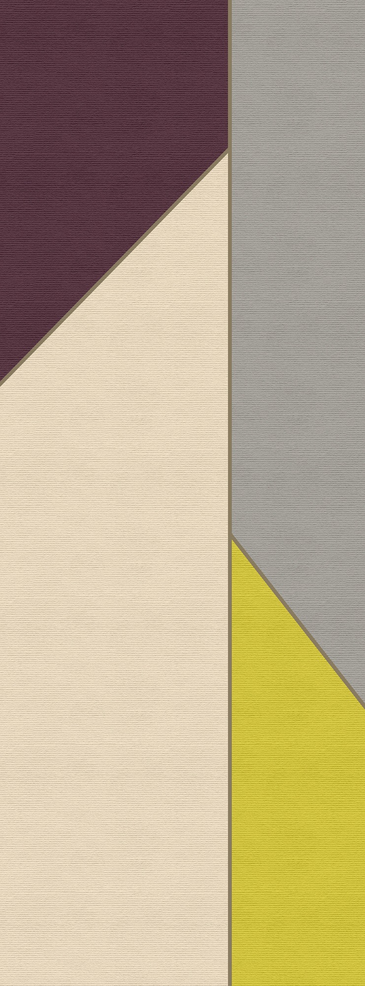 living walls Fototapete »Walls by Patel Geometry Panel 1« glatt Vlies, Wand günstig online kaufen