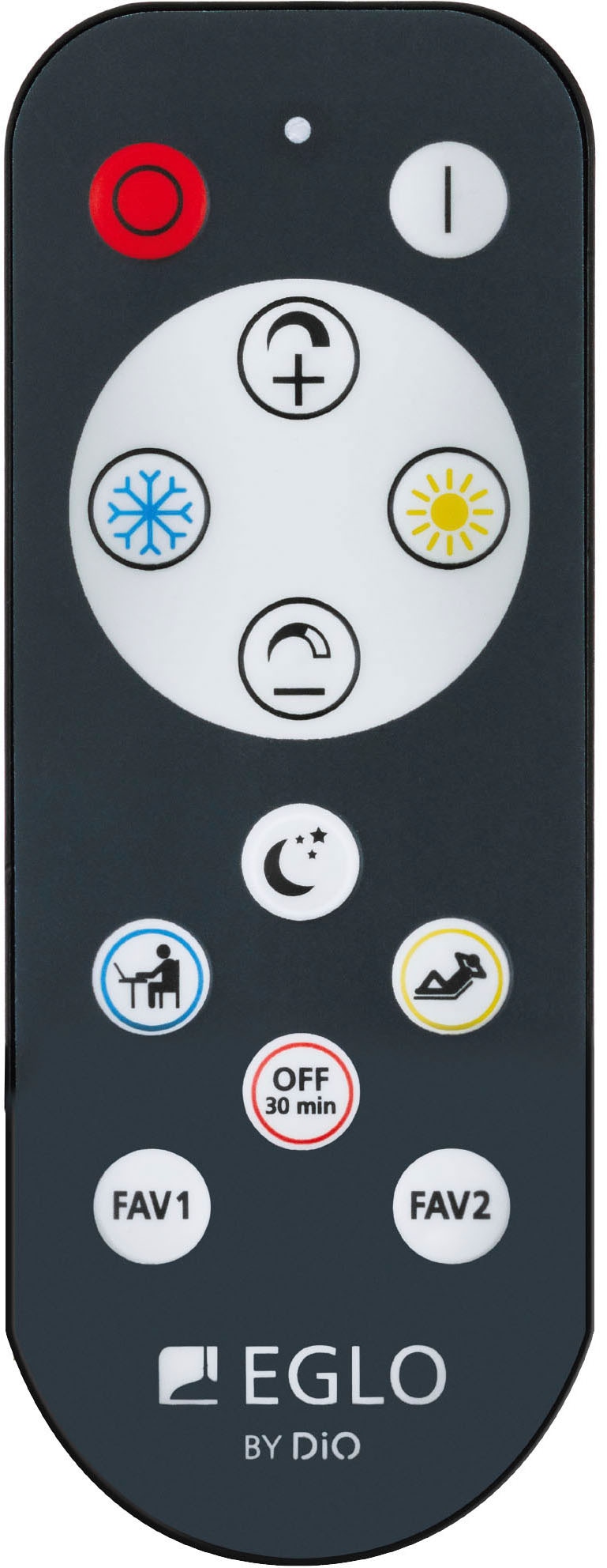 EGLO Stehlampe »SIBERIA«, Leuchtmittel LED-Modul | LED fest integriert, Stehleuchte in schwarz aus Stahl - 34W - warmweiß - kaltweiß