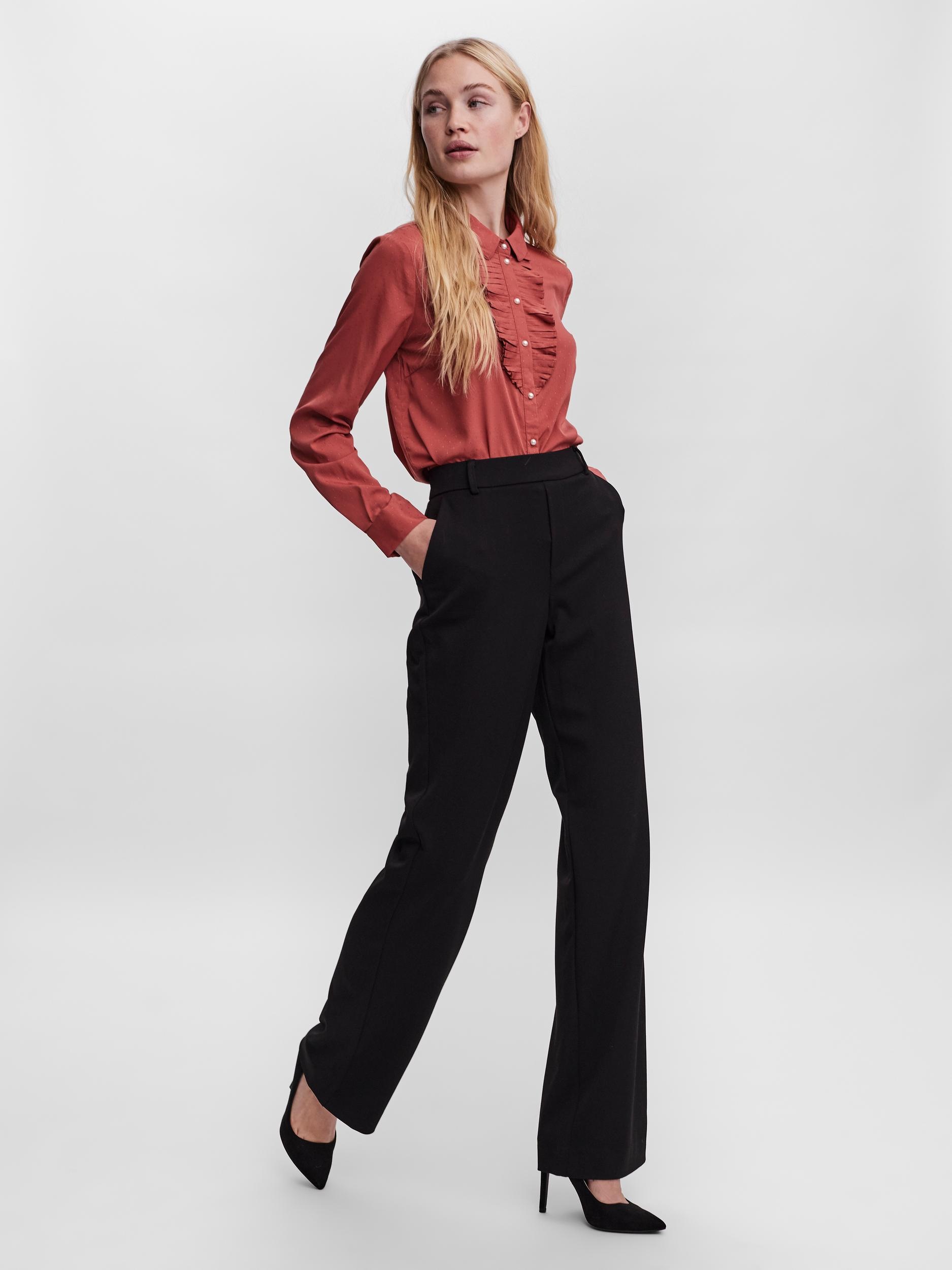 Vero Moda Anzughose »VMMAYA MR STRAIGHT SOLID PANT« online kaufen