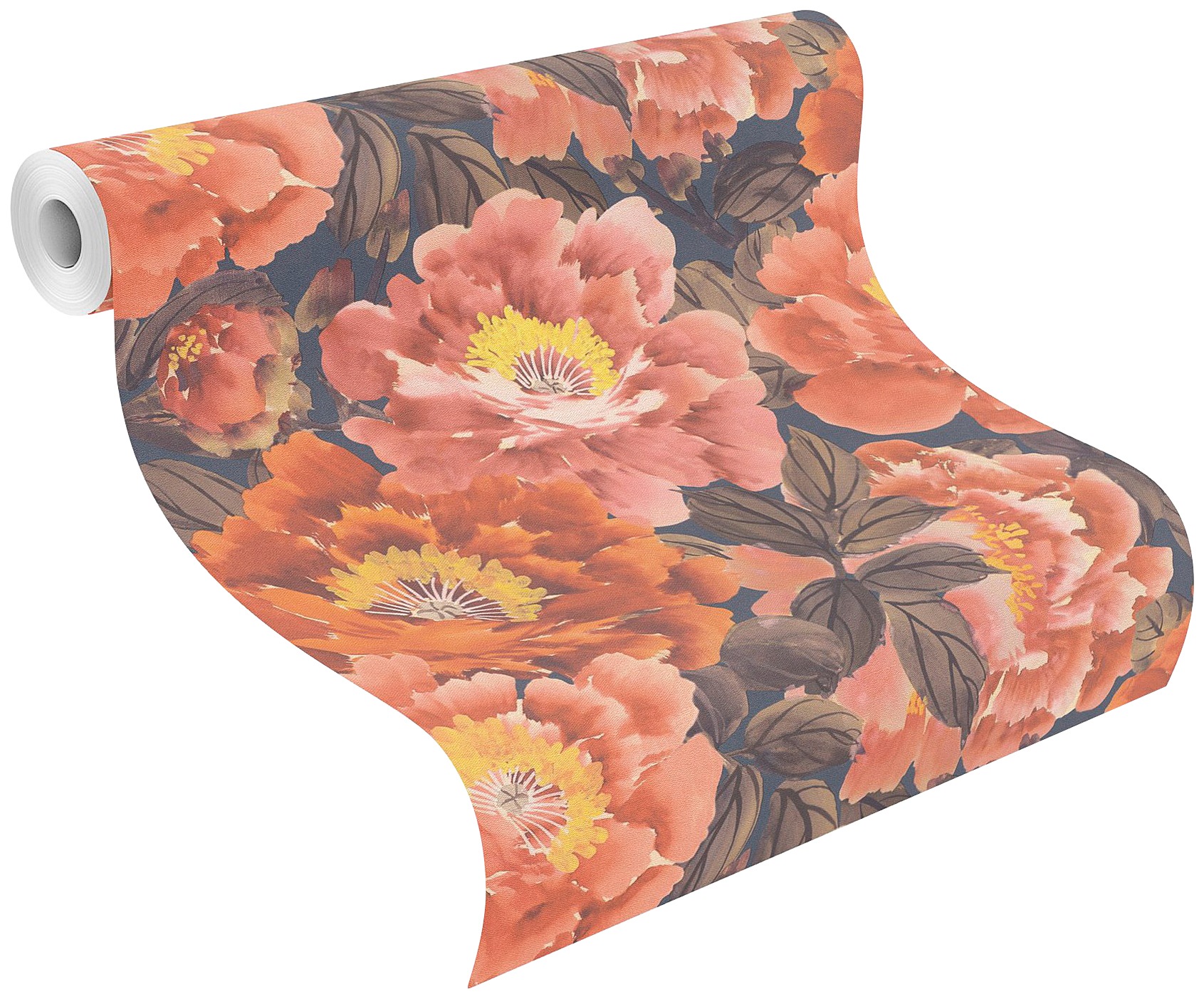 Rasch Vliestapete »Kimono«, floral-mehrfarbig, gut lichtbeständig, hochwaschbeständig