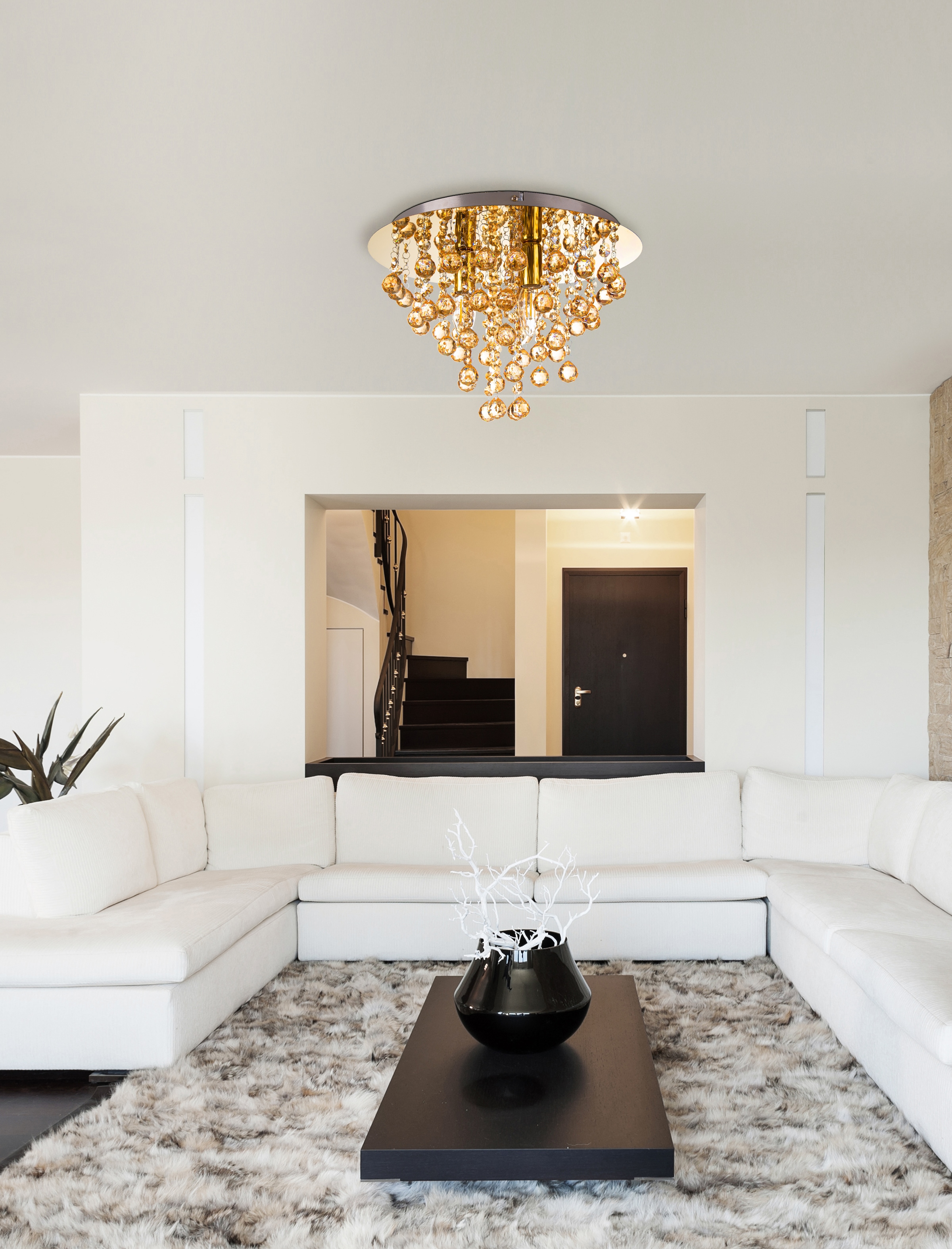 NOWA Deckenleuchte »LONDON« E14 1 Stk. Deckenlampe Wohnzimmer-Leuchte Schlafzimmer-Leuchte Flur Küche