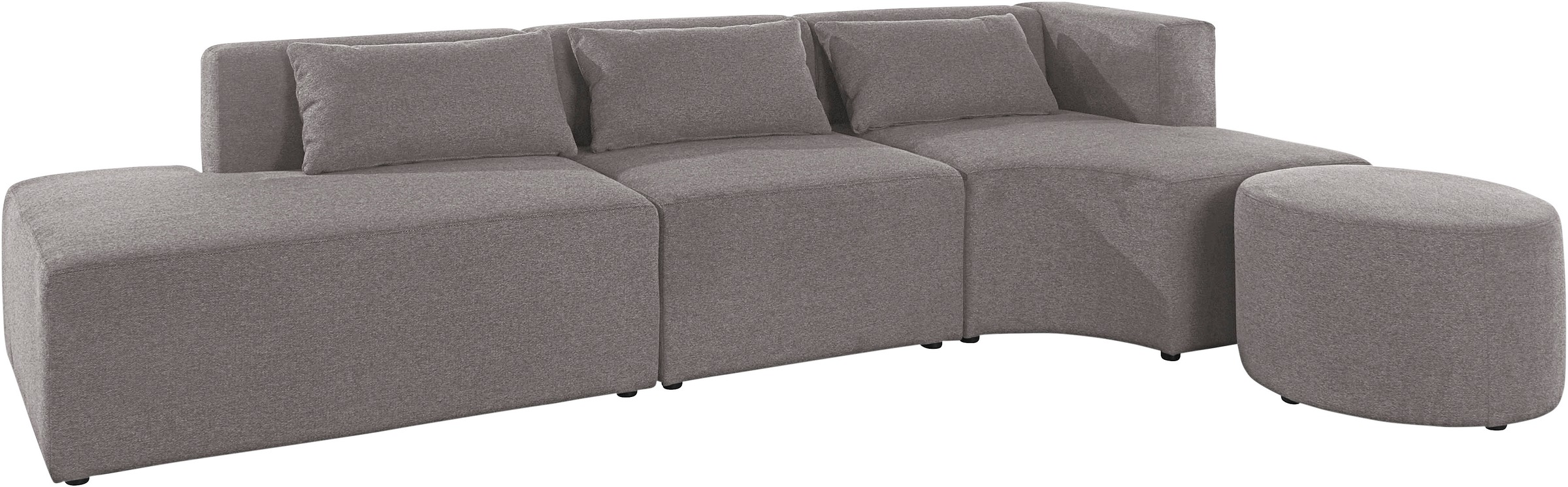 Leonique Ecksofa »Alexane L-Form«, zusammengesetzt aus Modulen, in vielen Bezugsqualitäten und Farben