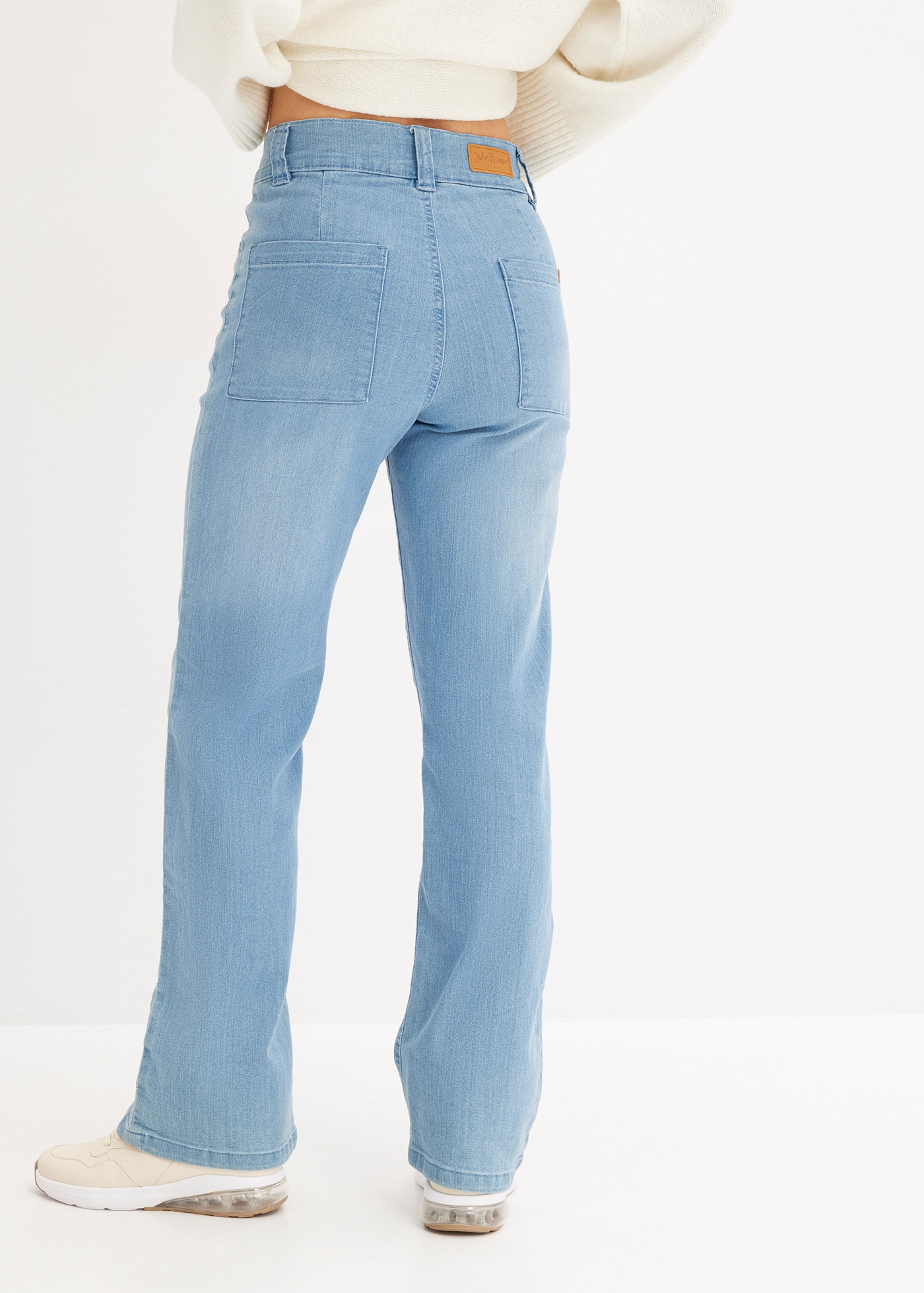 bonprix Straight-Jeans »Straight-Jeans High Waist, Stretch«, Straight-Jeans High Waist, Stretch
