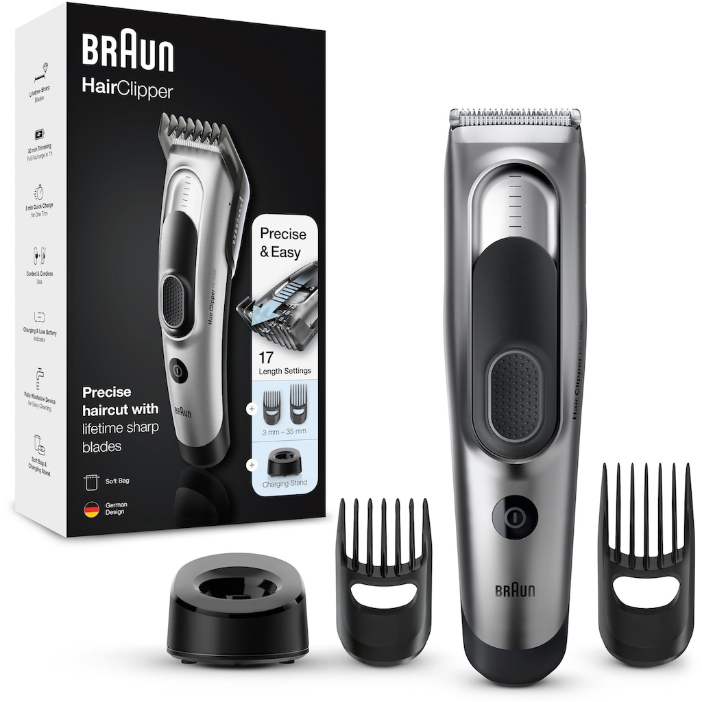 Braun Haarschneider »HC5090«, 2 Aufsätze