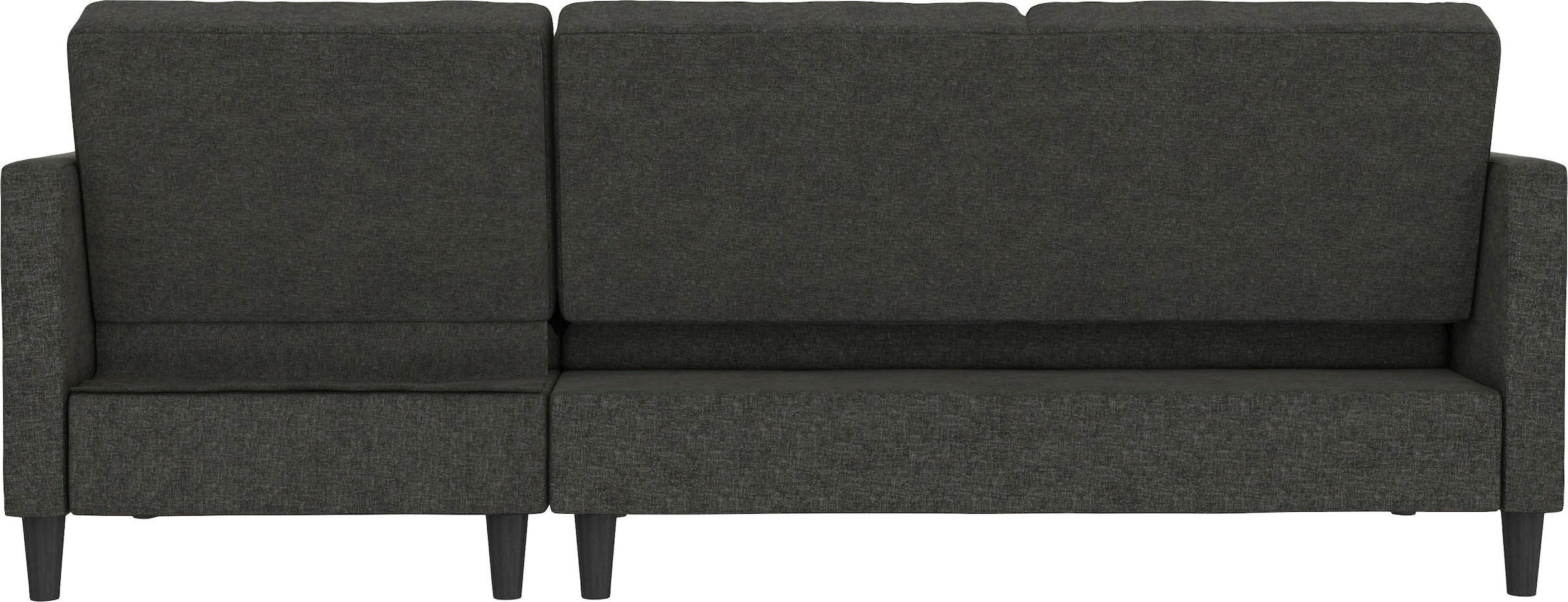 Dorel Home Ecksofa »Presley, L-Form,«, Ecksofa mit Bett-Funktion und Stauraum, verstellbare Rückenlehne