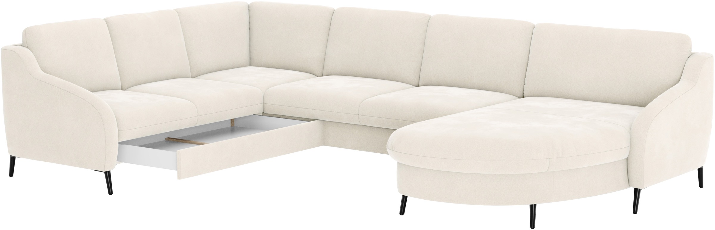 sit&more Wohnlandschaft »Soul U-Form«, wahlweise mit Bettfunktion und Schubkasten