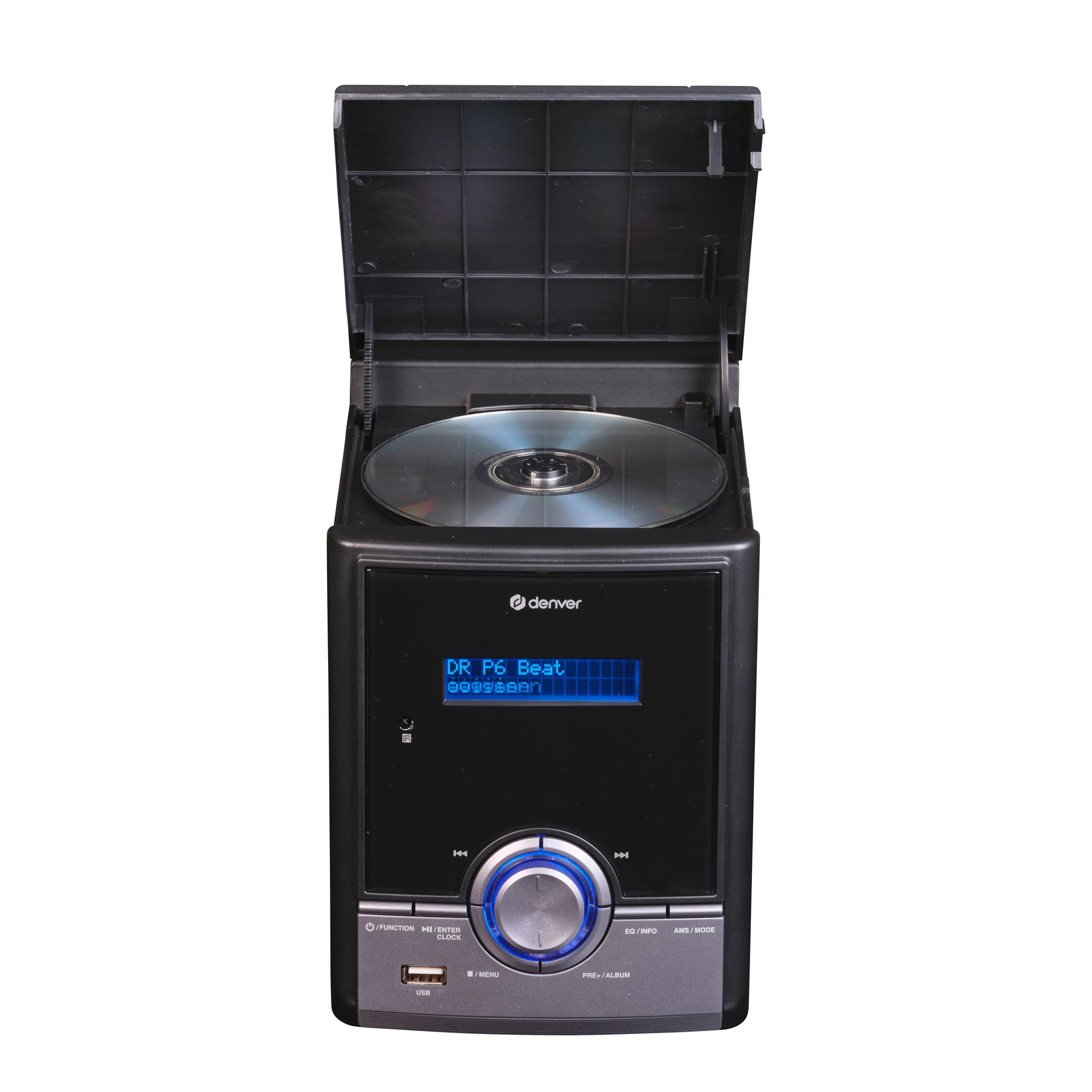 Denver Stereoanlage »Denver DAB/FM-Musiksystem mit Bluetooth, CD-Player und USB«, (Bluetooth Digitalradio (DAB+)-FM-Tuner 5,00 W)