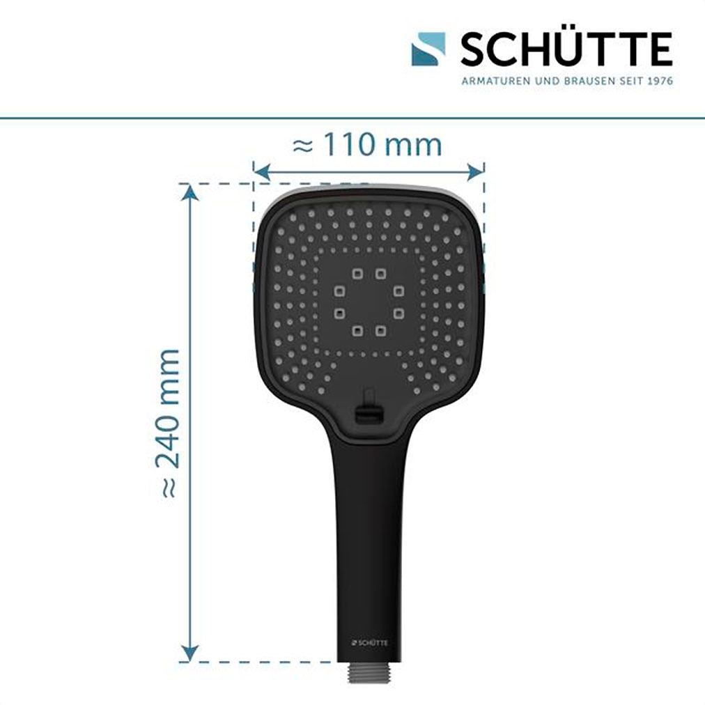 Schütte Handbrause »RAVENNA«, (1 tlg.), 3-fach verstellbar / wassersparend