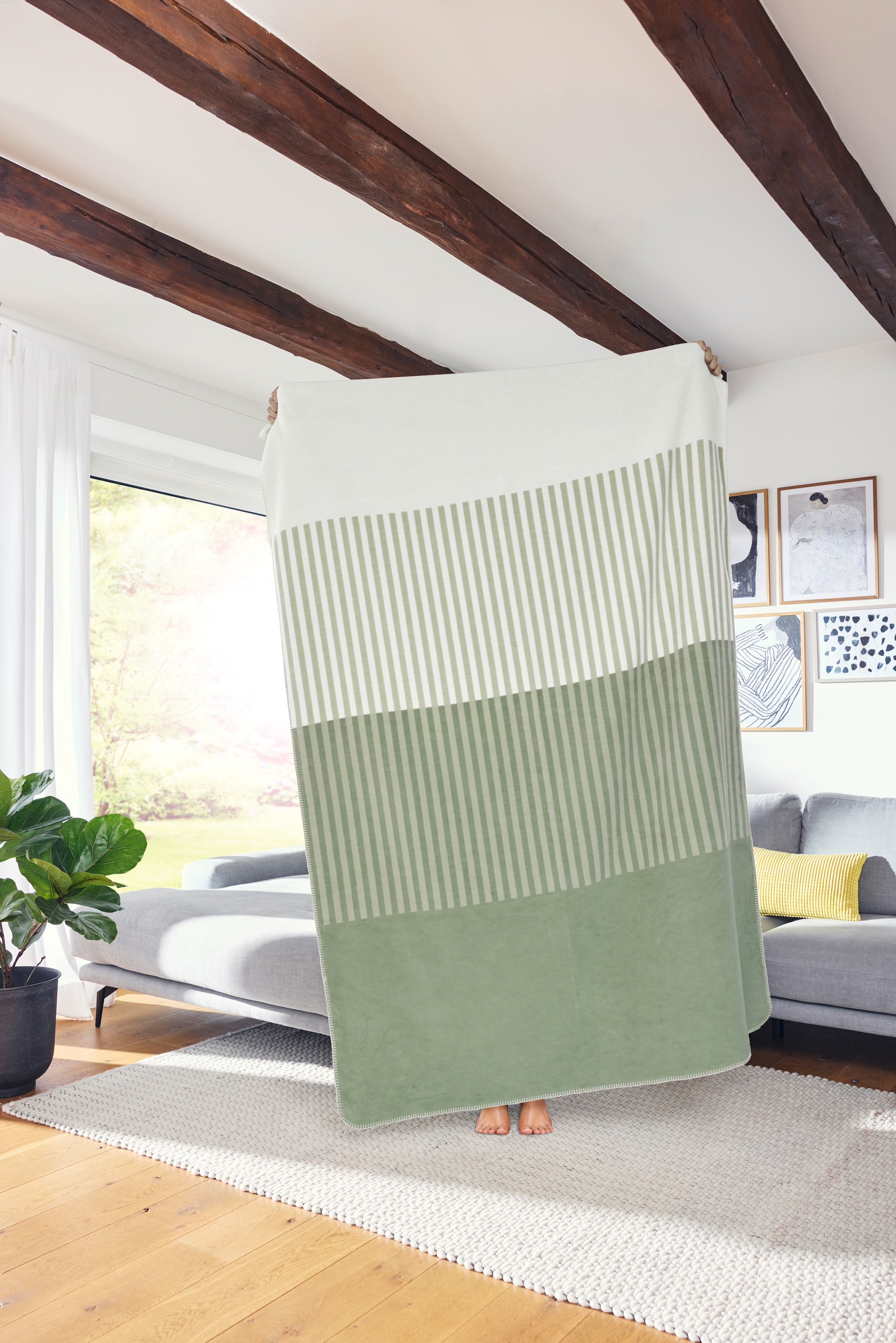 IBENA Wohndecke »Cancun« in zeitlosem Design