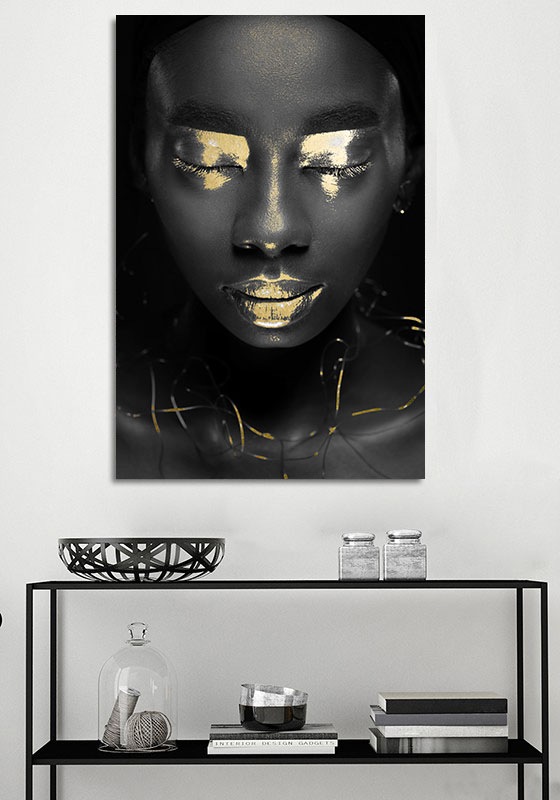 queence Acrylglasbild »Amentet«, Kunst-Gemälde-Frau-Bilder von Frauen-Mode- günstig online kaufen