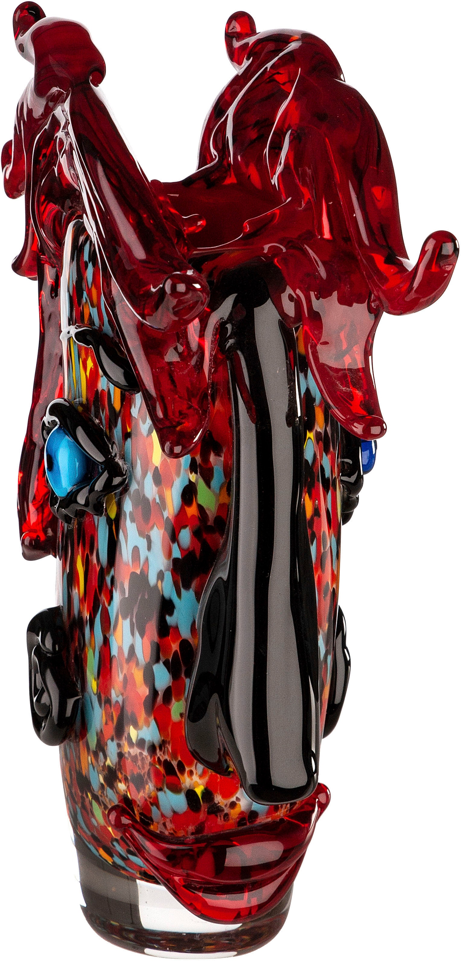 Casablanca by Gilde Tischvase »Confuso«, (1 St.), dekorative Vase aus Glas, Blumenvase