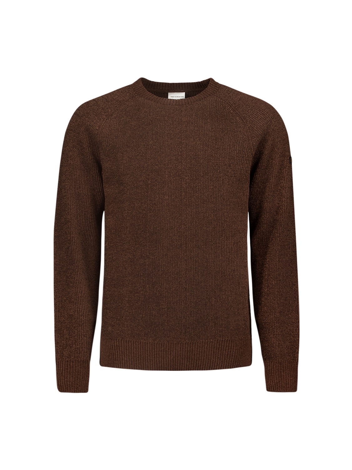 NO EXCESS Rundhalspullover »No Excess Chenillo-Crewneck-Pullover«
