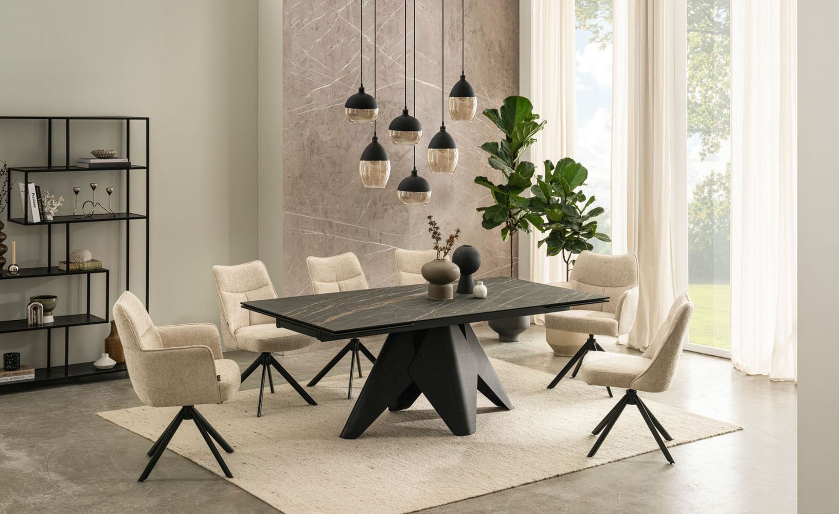 Home affaire Esstisch »Tangularis« günstig online kaufen