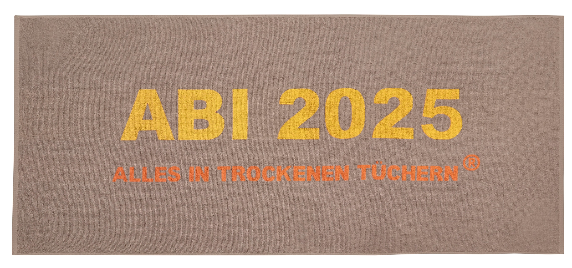 Strandtuch »ABI 2025«, (1 St.), 75x180 cm, "ABI 2025-Alles in trockenen Tüchern"