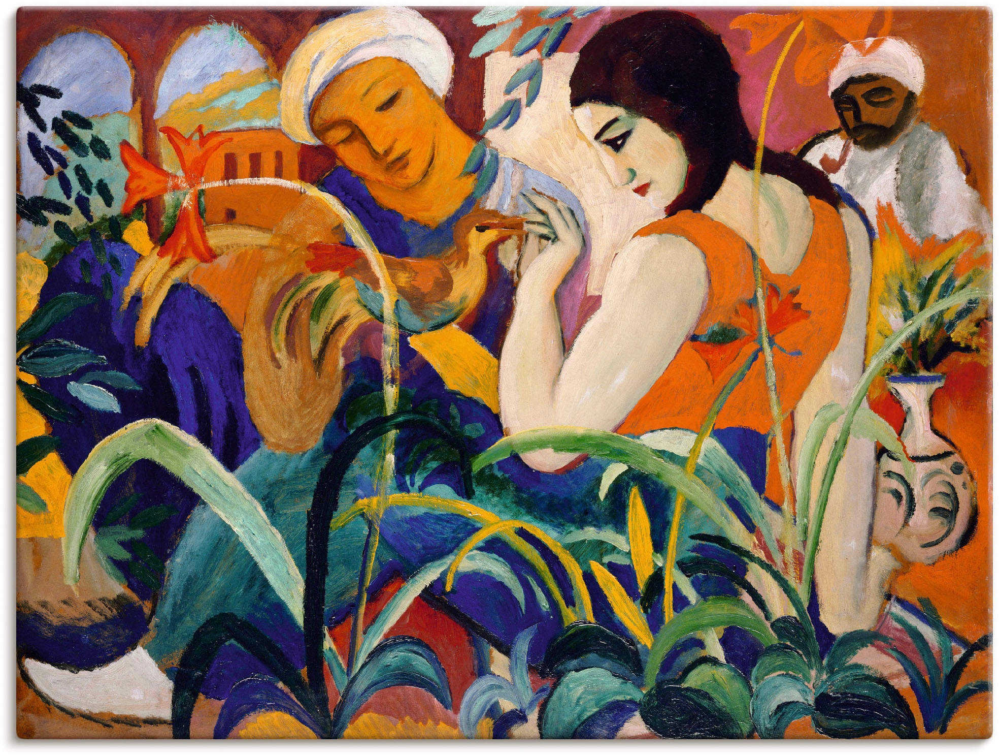 Artland Leinwandbild »Orientalische Frauen. 1912« Gruppen & Familien 1 Stk. günstig online kaufen