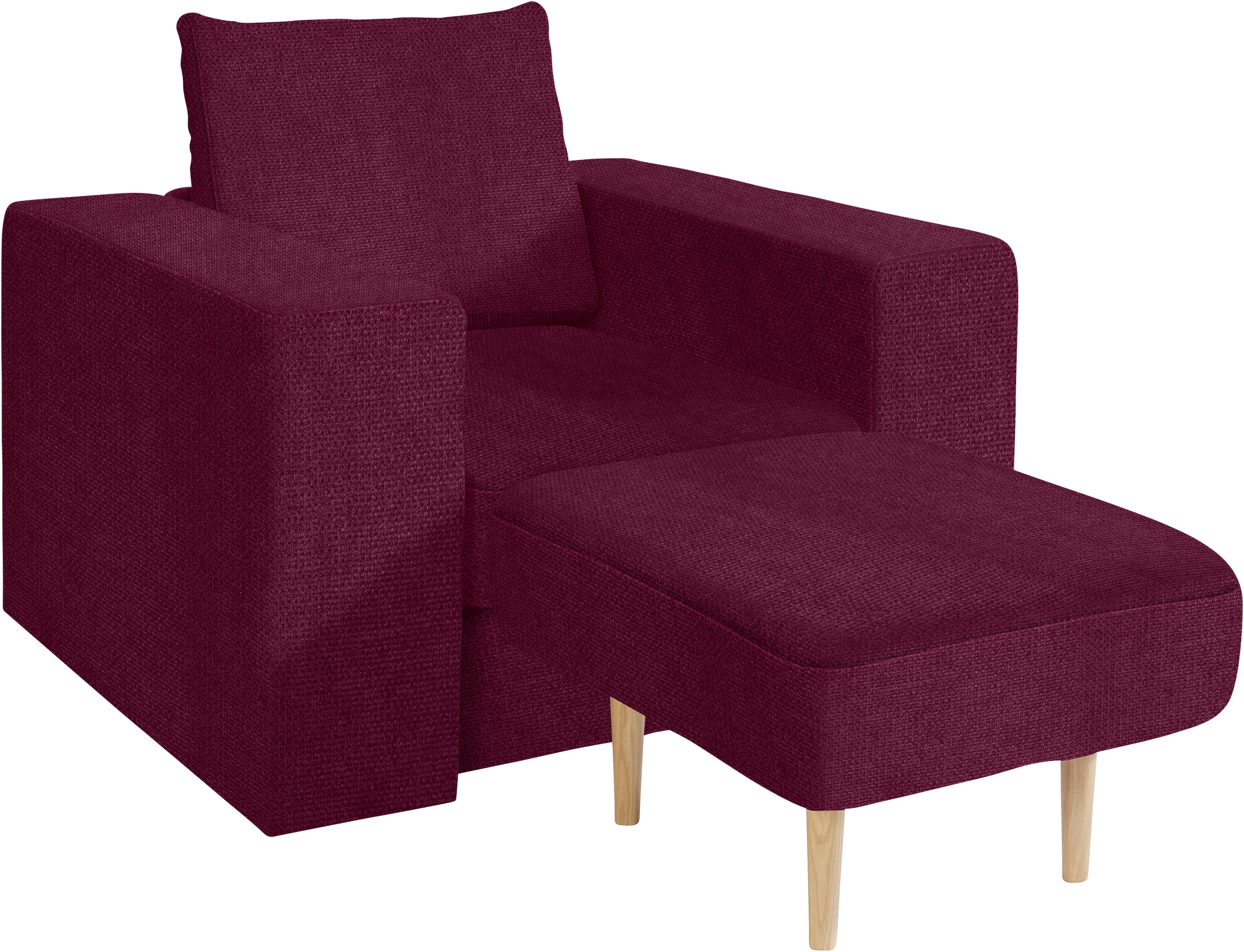 LOOKS by Wolfgang Joop Sessel »Looksv«, Verwandlungssessel: aus Sessel wird Sessel mit Hocker