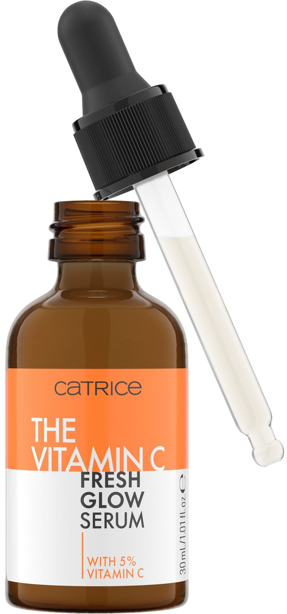 CATRICE Gesichtsserum »The Vitamin C Fresh Glow Serum« hydratisierend, leicht, nicht fettend transparent Wir sagen Nein zu Tierversuchen. cosnova...