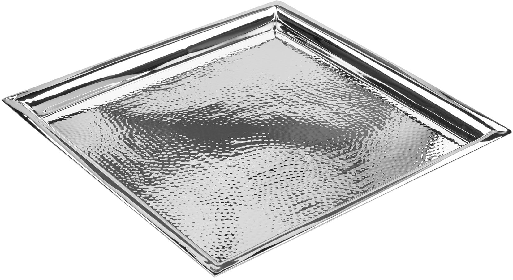 Fink Tablett »NAGANO«, (1 tlg.), Dekotablett, Dekoaccessoires, silberfarben