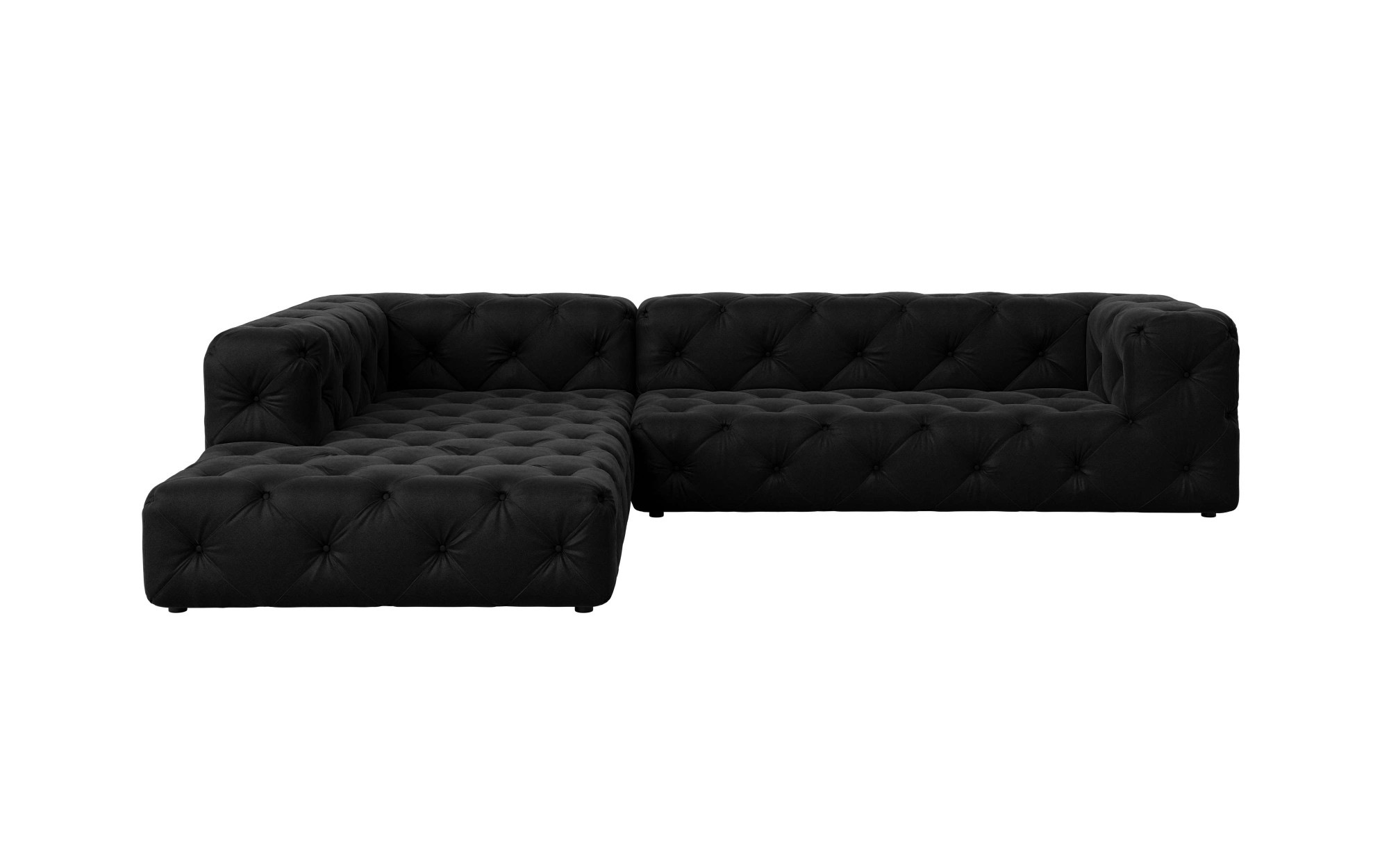 Home affaire Ecksofa »FOLLINA« L-Form, mit klassischer Chesterfield-Knopfhe günstig online kaufen