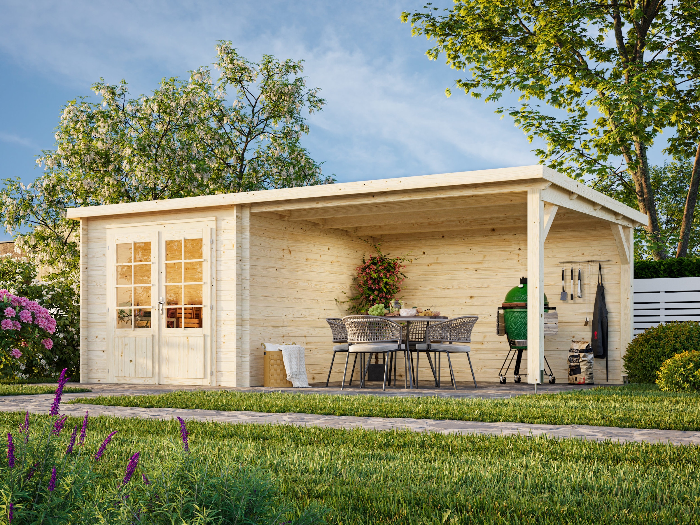 Palmako Gartenhaus »Ella« verschiedene Farben