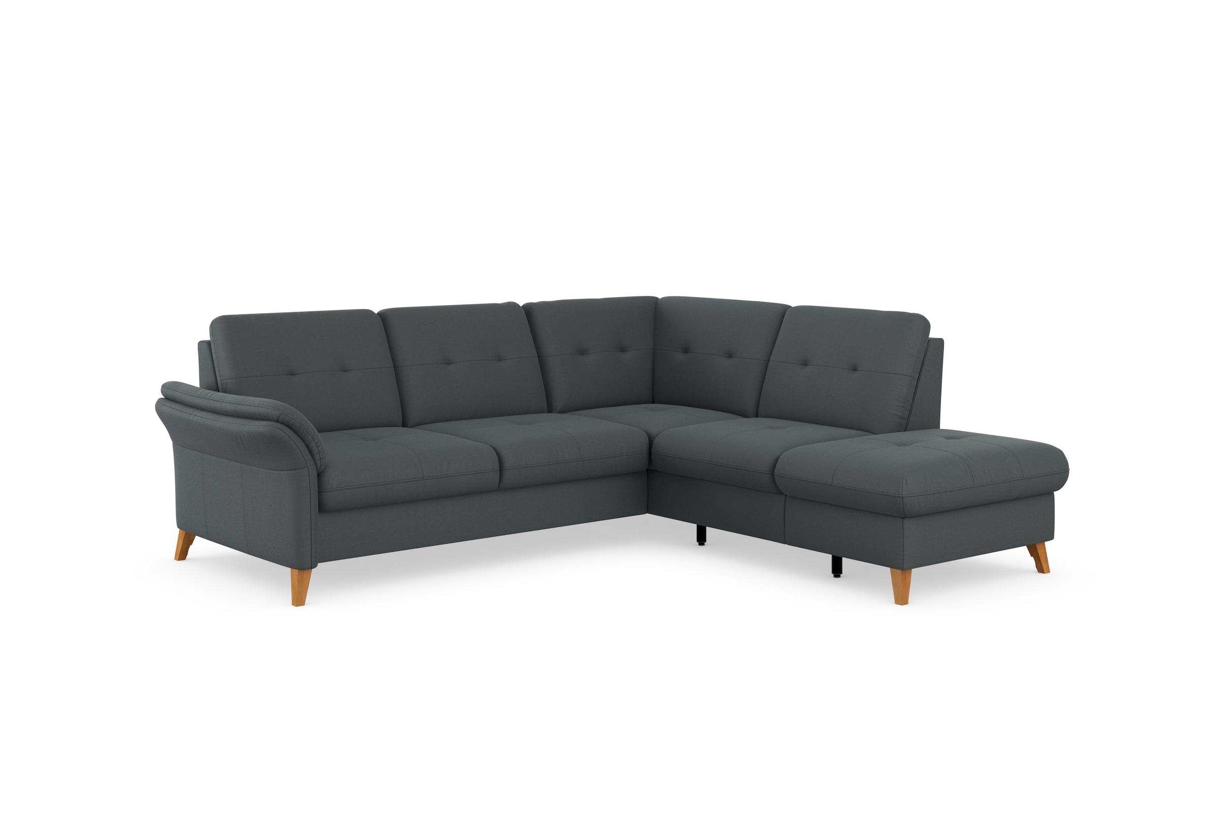 sit&more Ecksofa »Göteborg« inkl. Sitztiefenverstellung, wahlweise mit Bettfunktion & Bettkasten