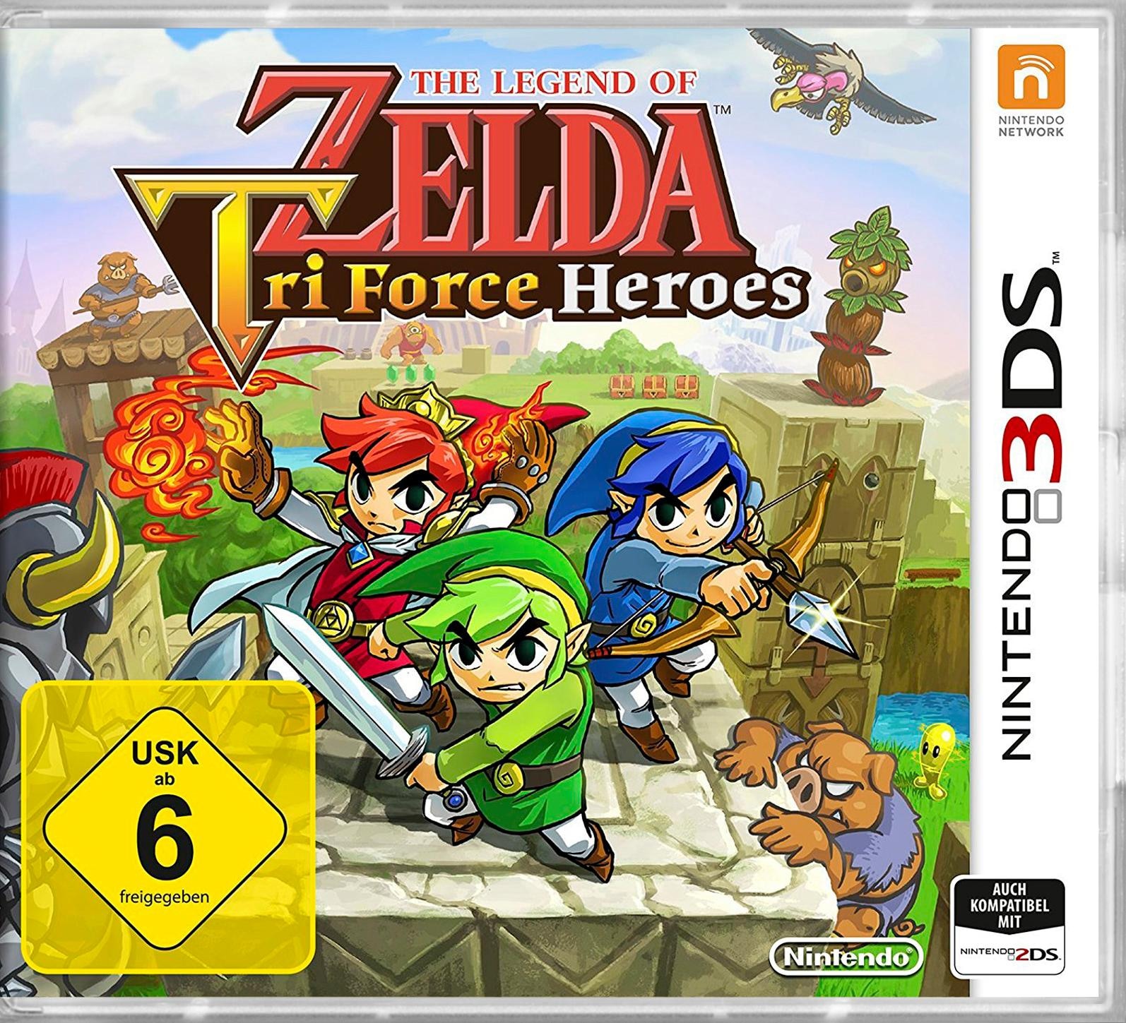 Spielesoftware »The Legend of Zelda: Tri Force Heroes«, Nintendo 3DS, Software Pyramide